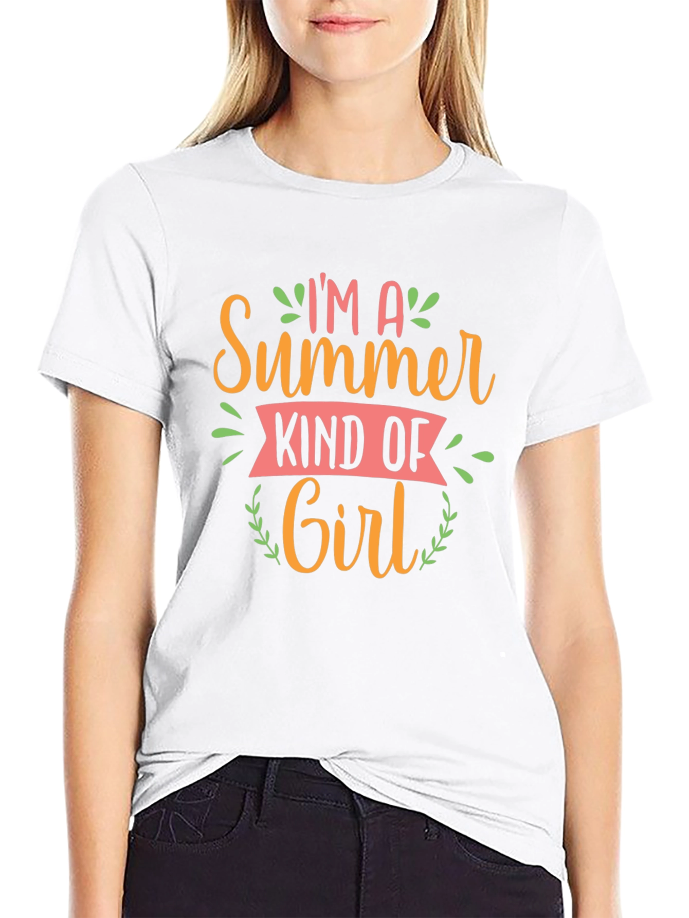 Black Summer Kind of Girl T-Shirt view 9