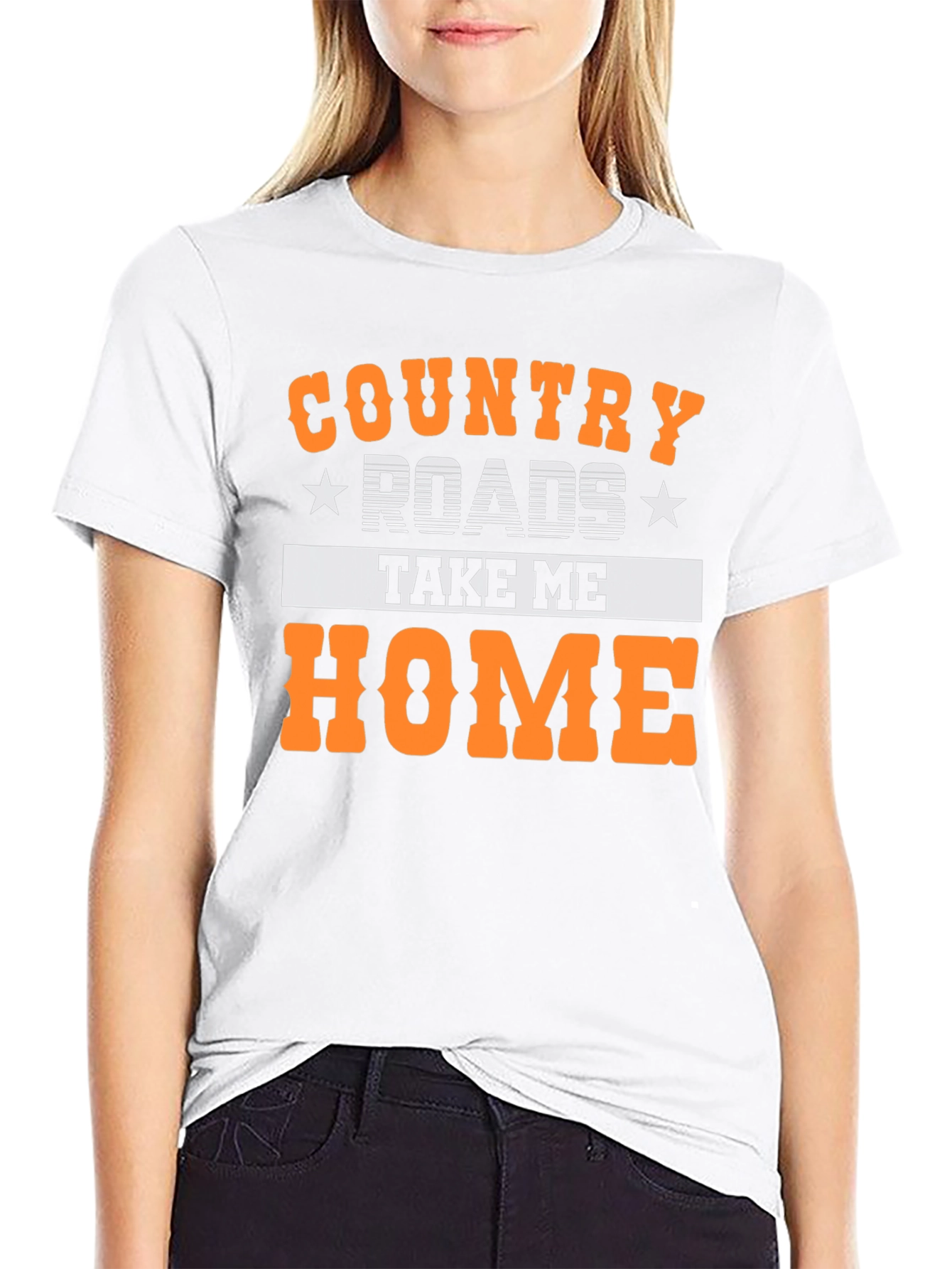 Black Country Roads Take Me Home T-Shirt view 9