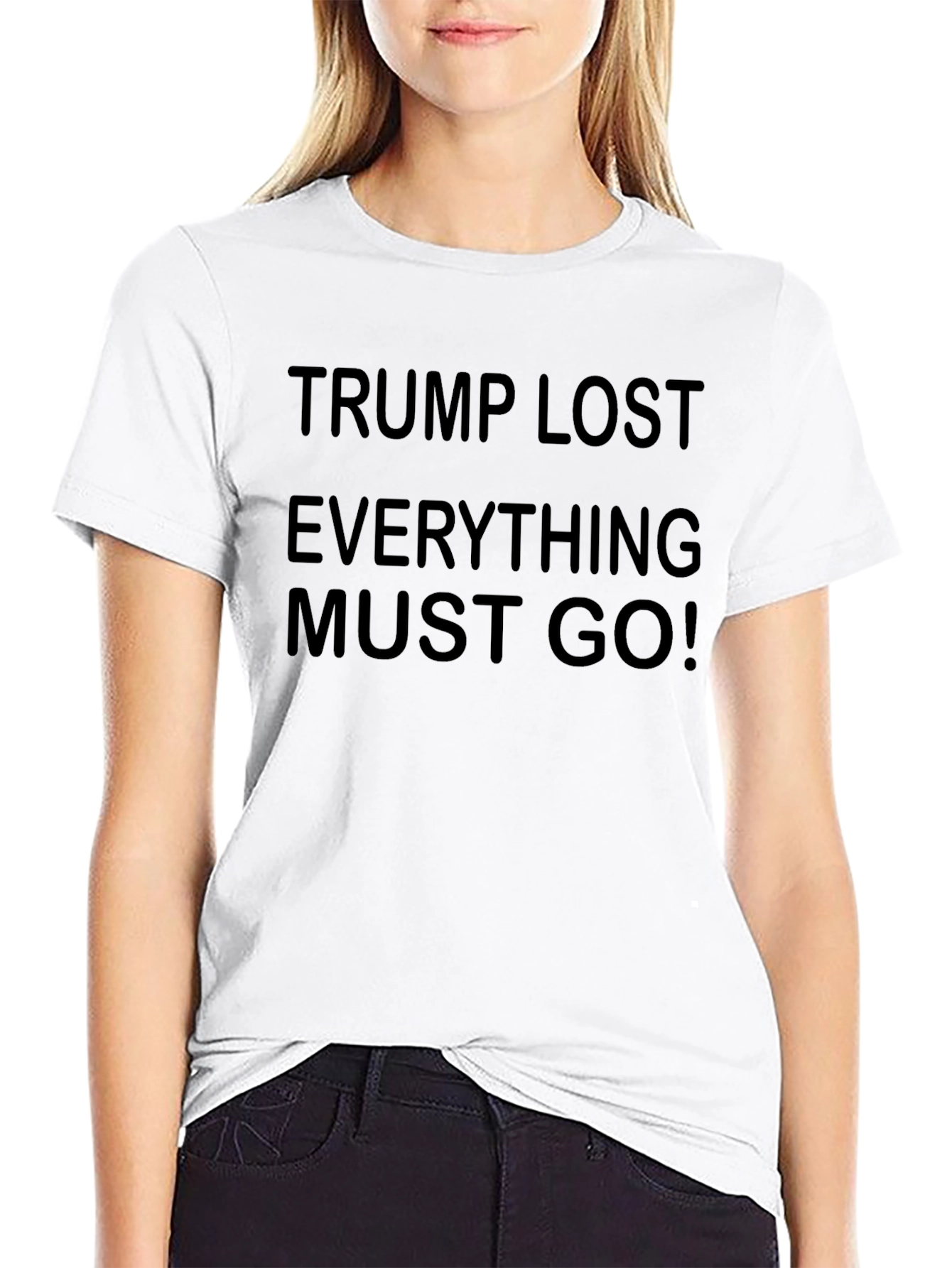 Black Trump Lost Everything Must Go! T-Shirt view 9