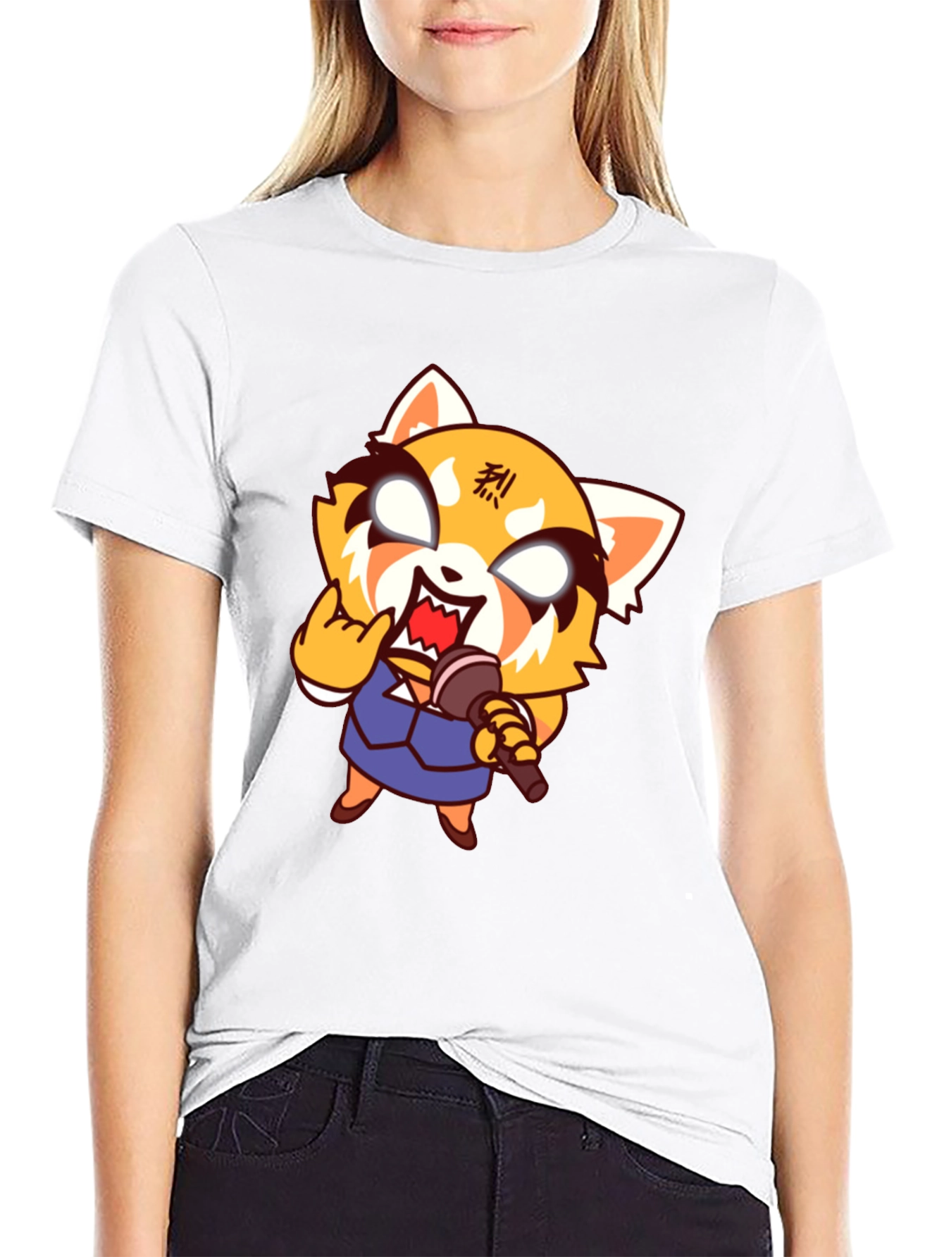 Aggretsuko Rage T-Shirt - Metal Red Panda - 9