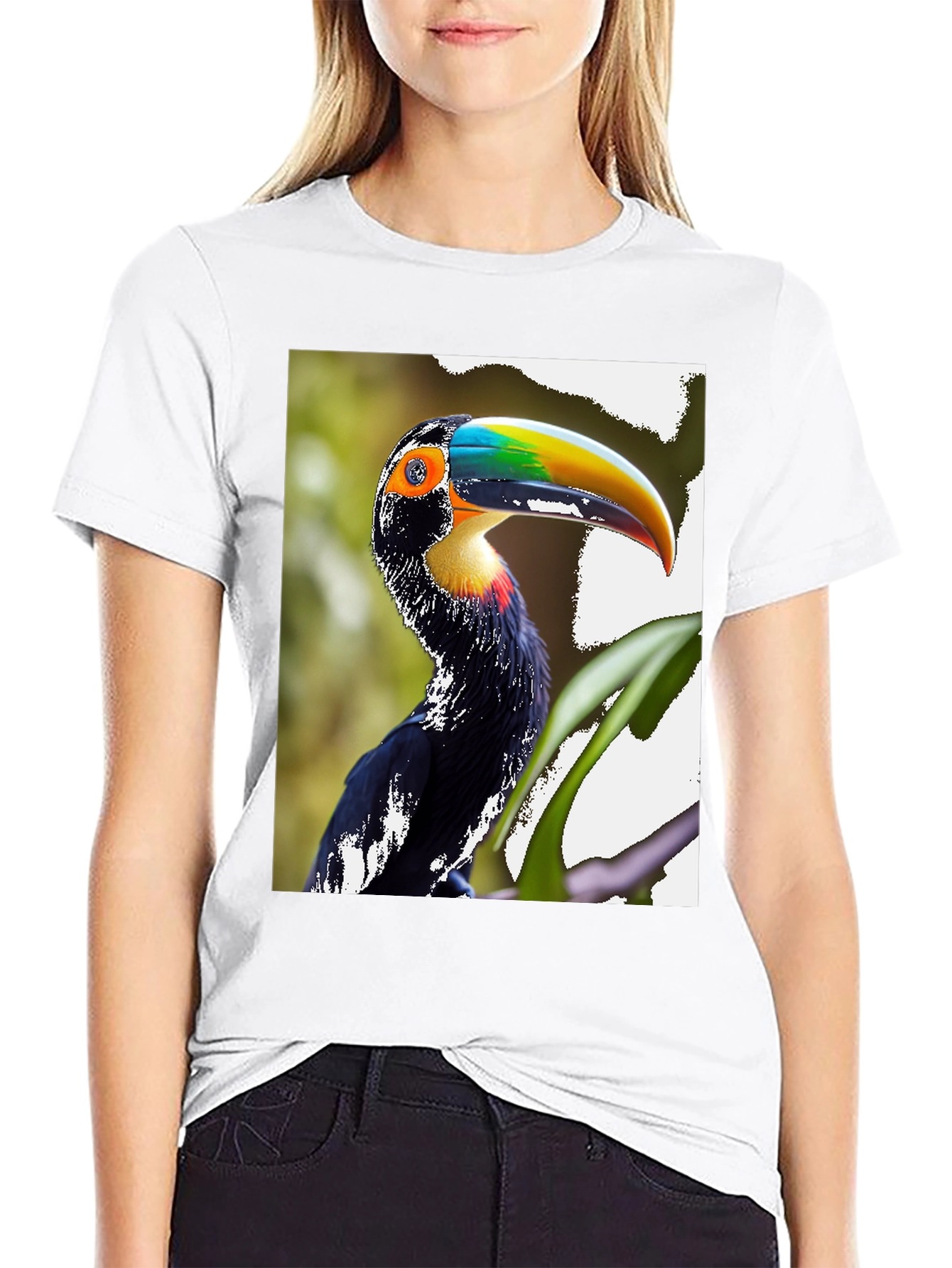 Black Toucans T-Shirt view 9