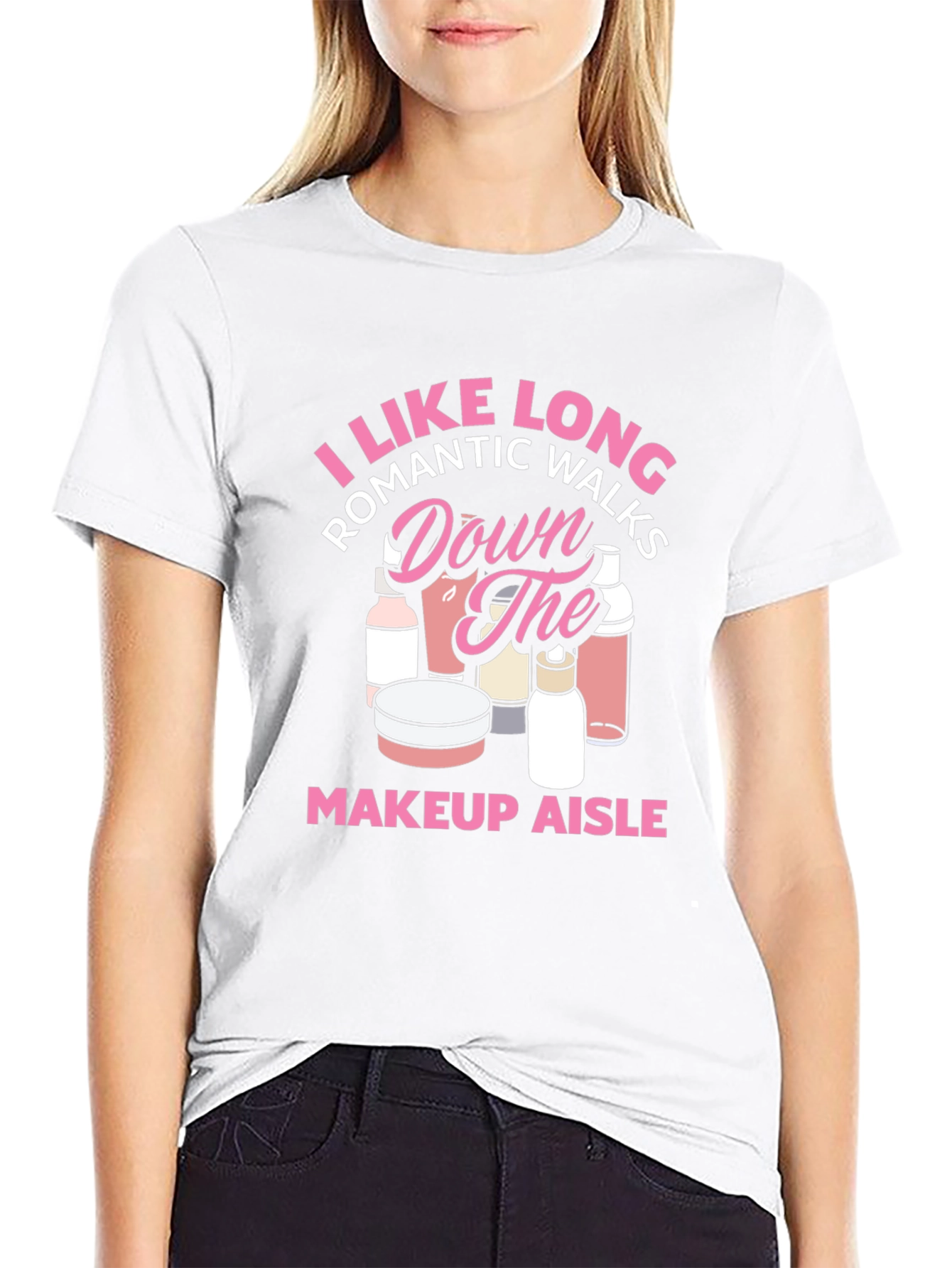 Black Makeup Aisle Romantic Walks T-Shirt view 9