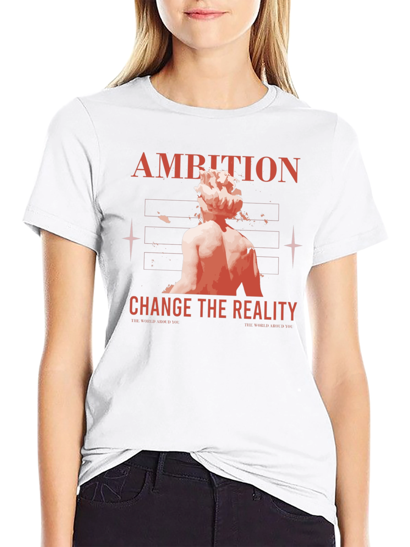 Black Ambition Graphic T-Shirt view 9