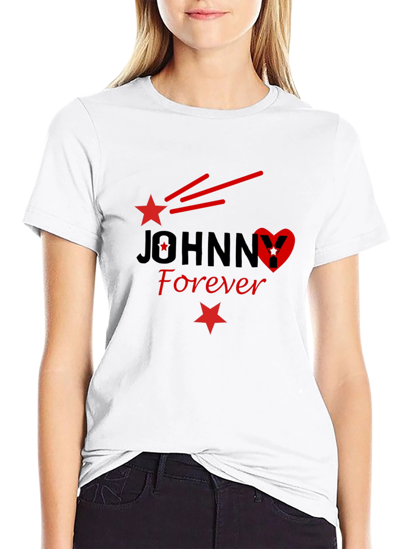 Black Johnny Forever Graphic Tee - Black view 9