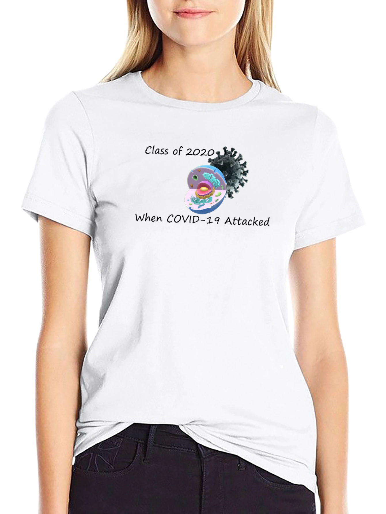 Black Class of 2020 COVID-19 Graphic T-Shirt view 9