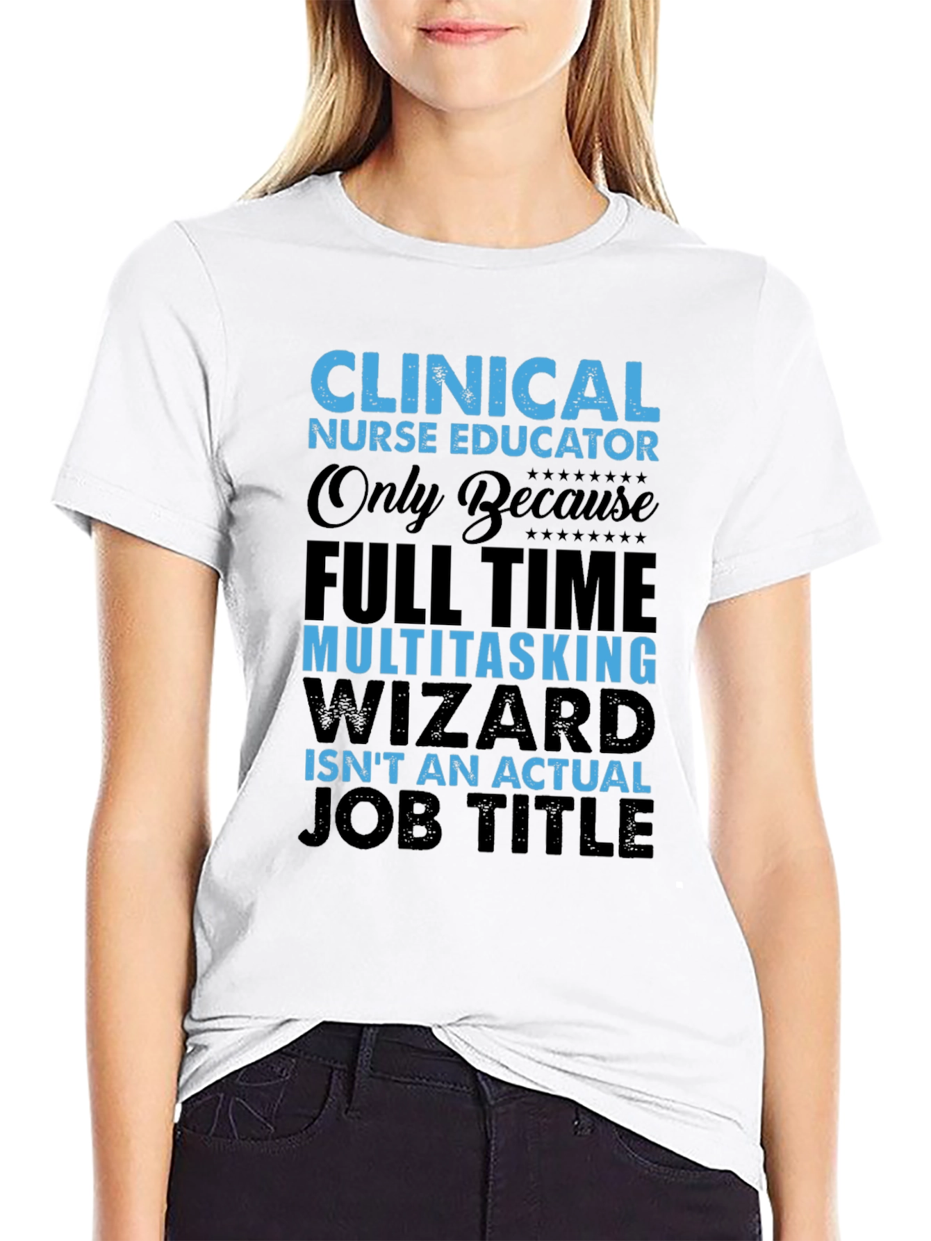 Black Clinical Nurse Educator T-Shirt view 9