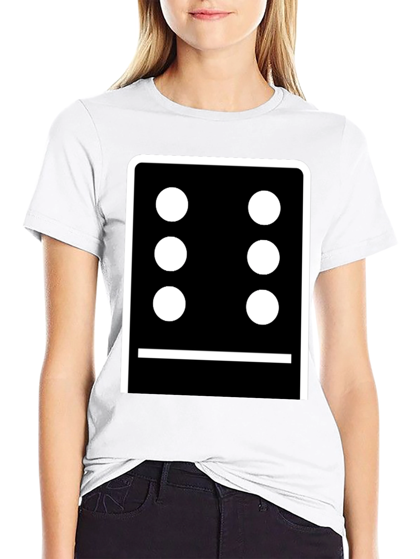 Black Dice Six Graphic Tee - Black Cotton Casual view 9