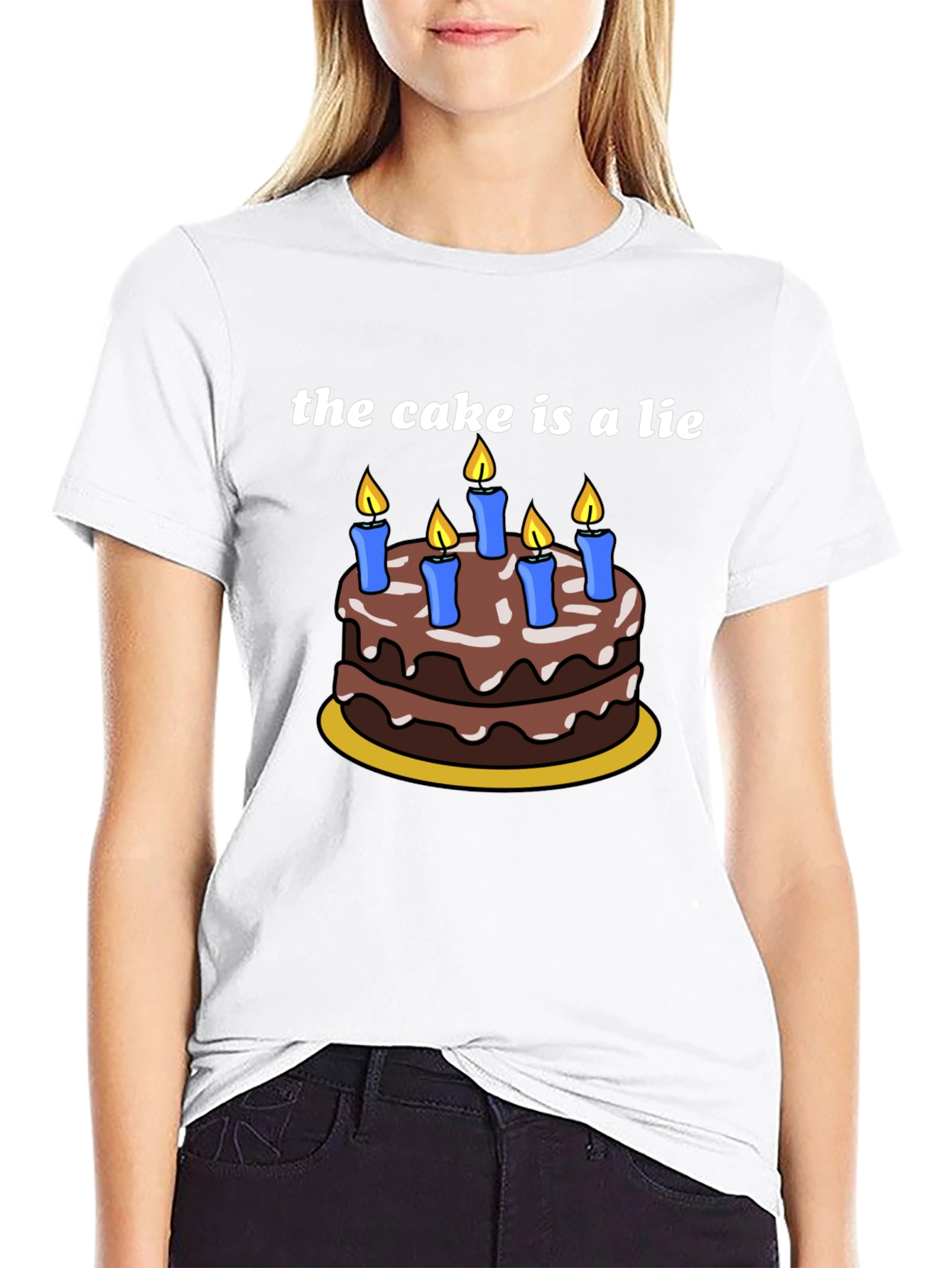 Black Cake is a Lie Graphic T-Shirt view 9