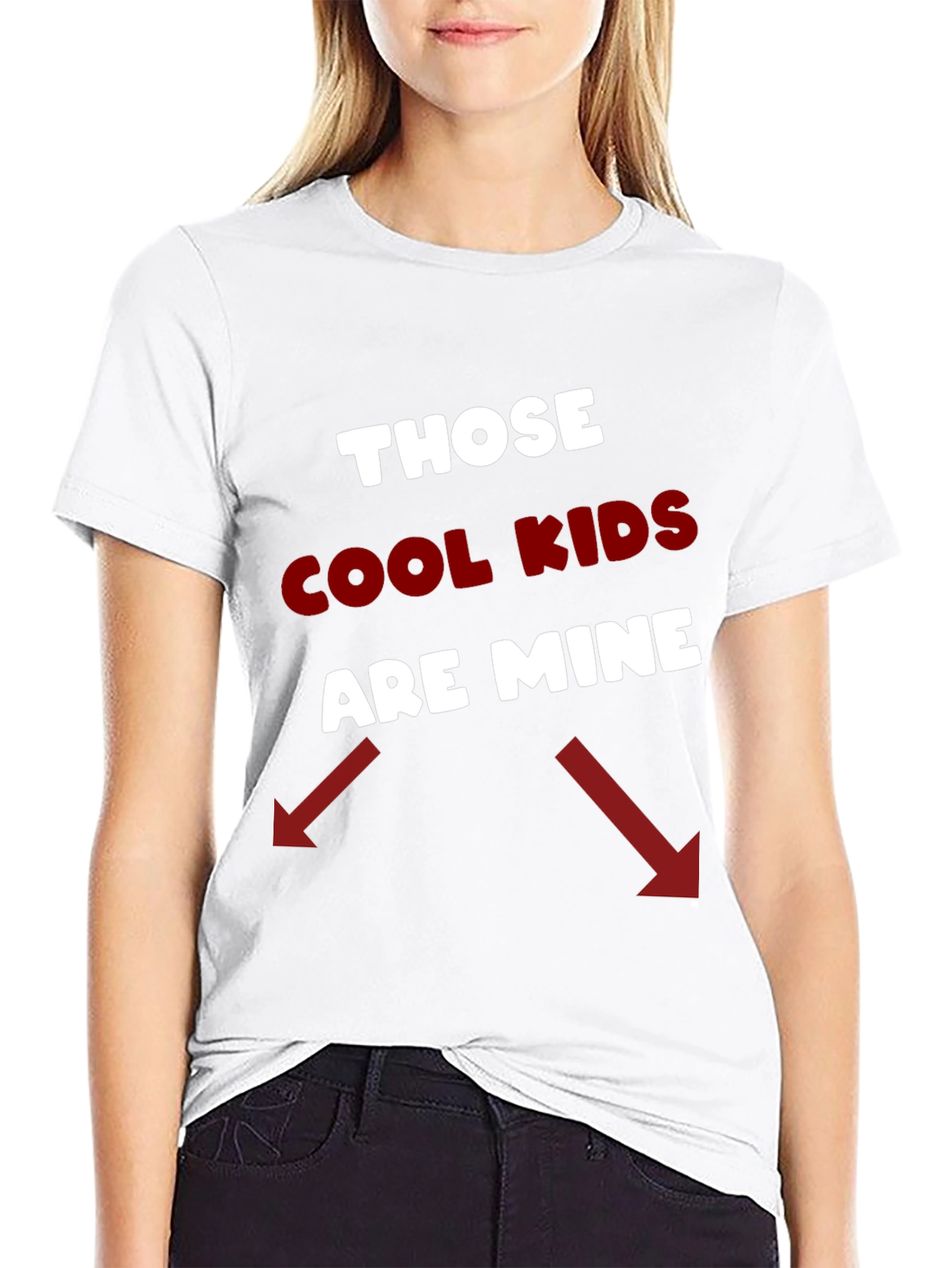 Black Cool Kids Dad Tee - Black Novelty T-Shirt view 9