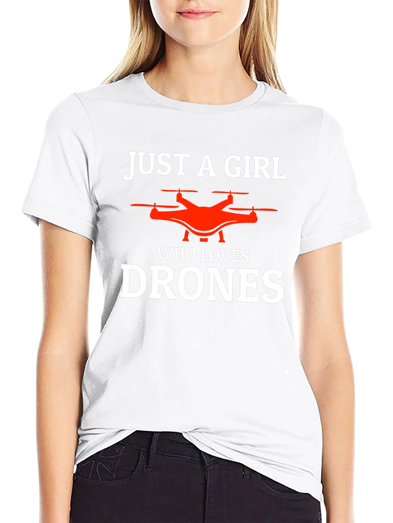 Just a Girl Who Loves Drones T-Shirt - 9