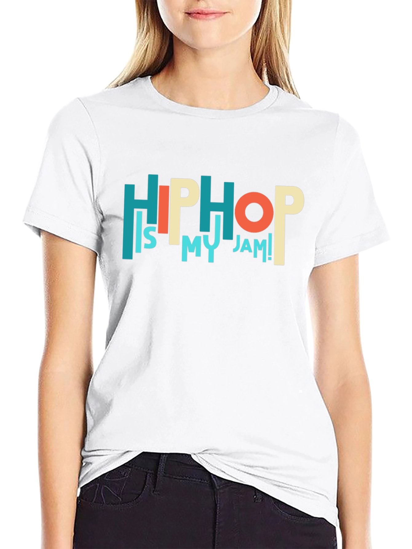 Black Hip Hop Is My Jam Graphic Tee view 9