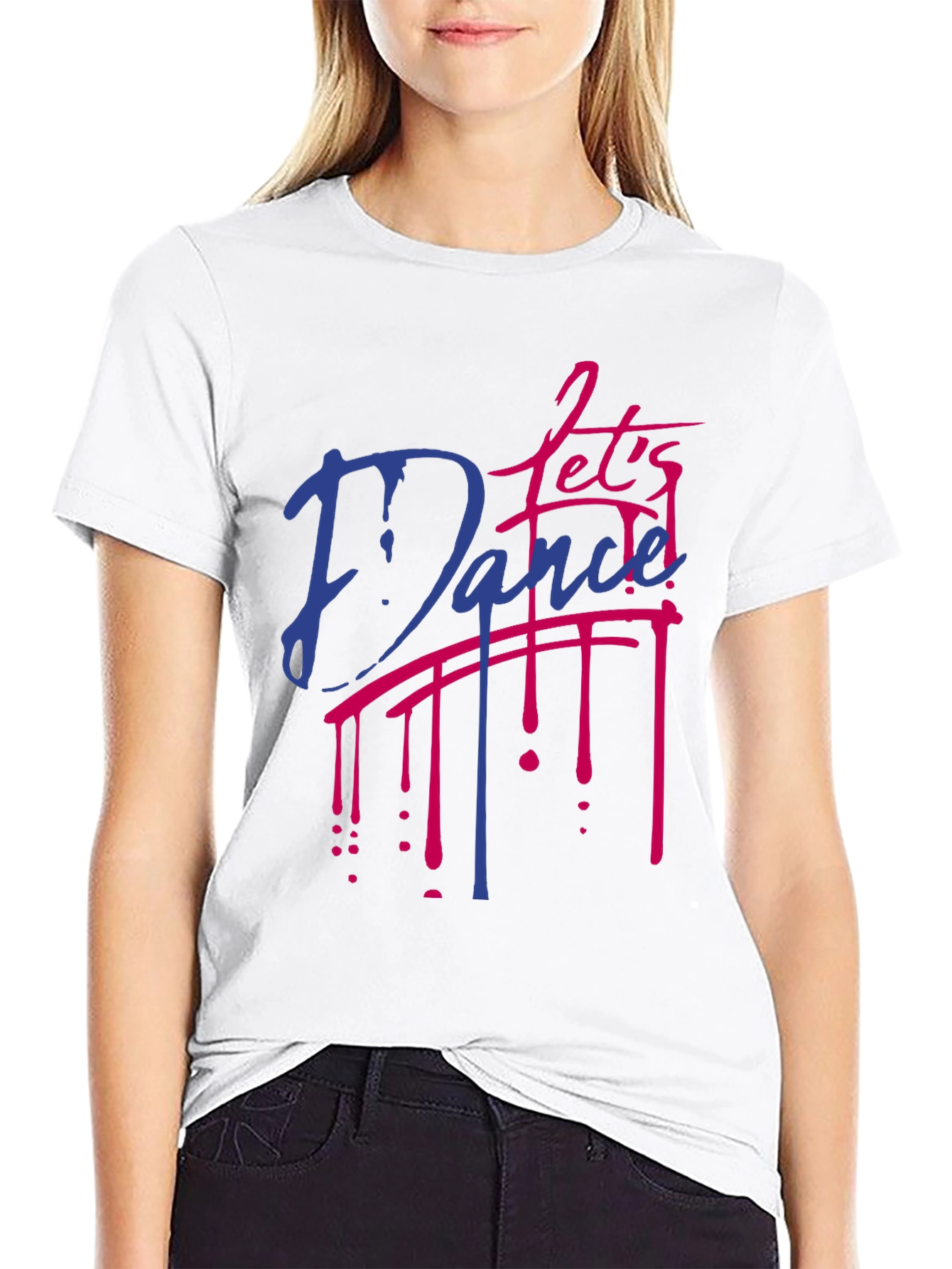 Black Let's Dance T-Shirt - Retro Style view 9