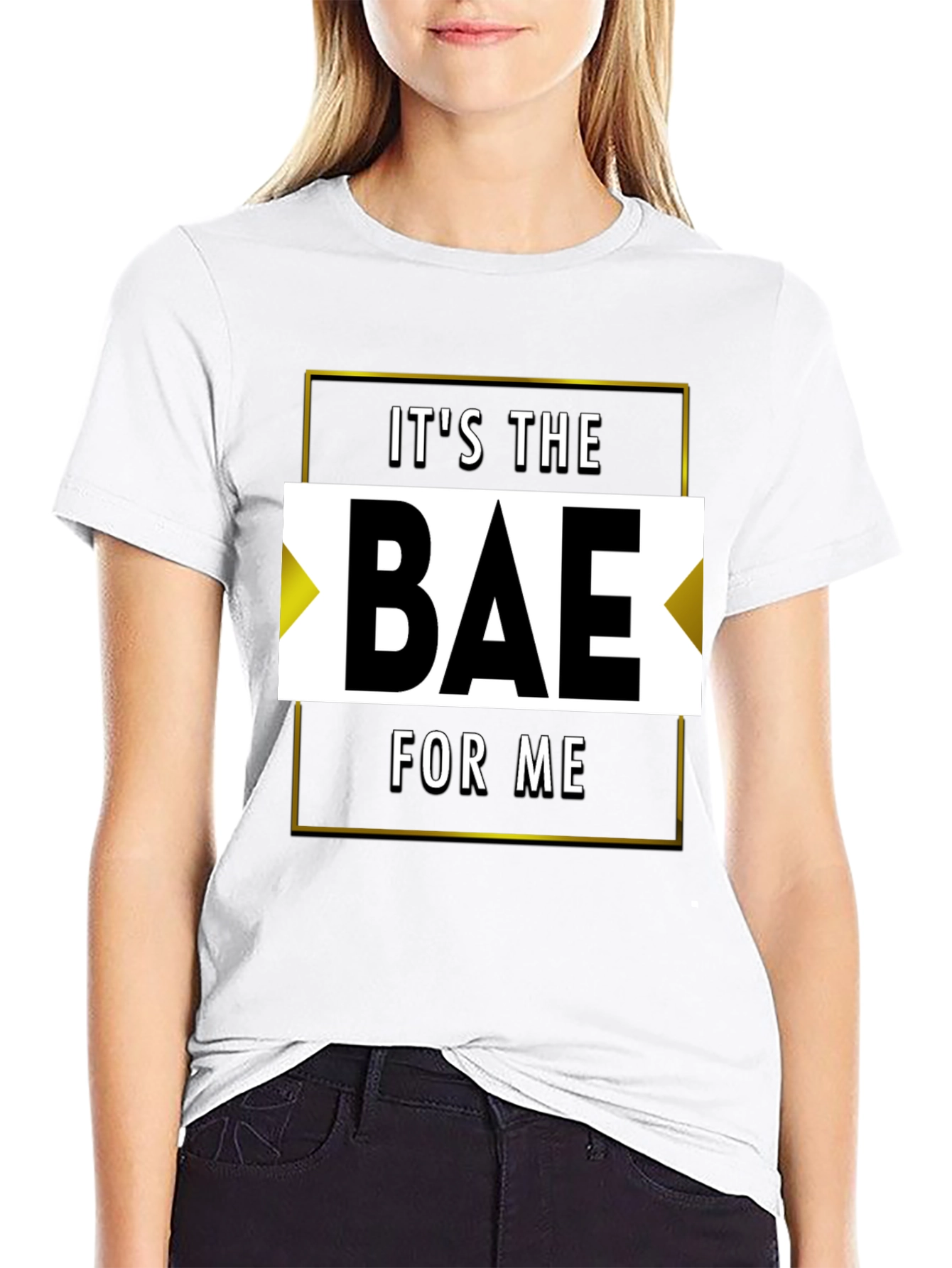 Black It's the Bae for Me Graphic Tee view 9