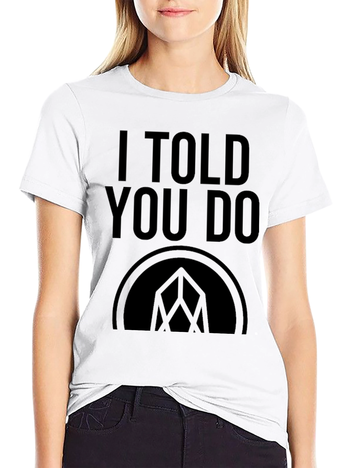 Black I Told You Do Graphic T-Shirt - Black view 9