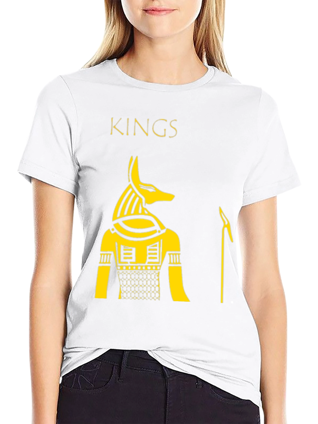 Black Kings Anubis Graphic Tee - Black Cotton T-Shirt view 9