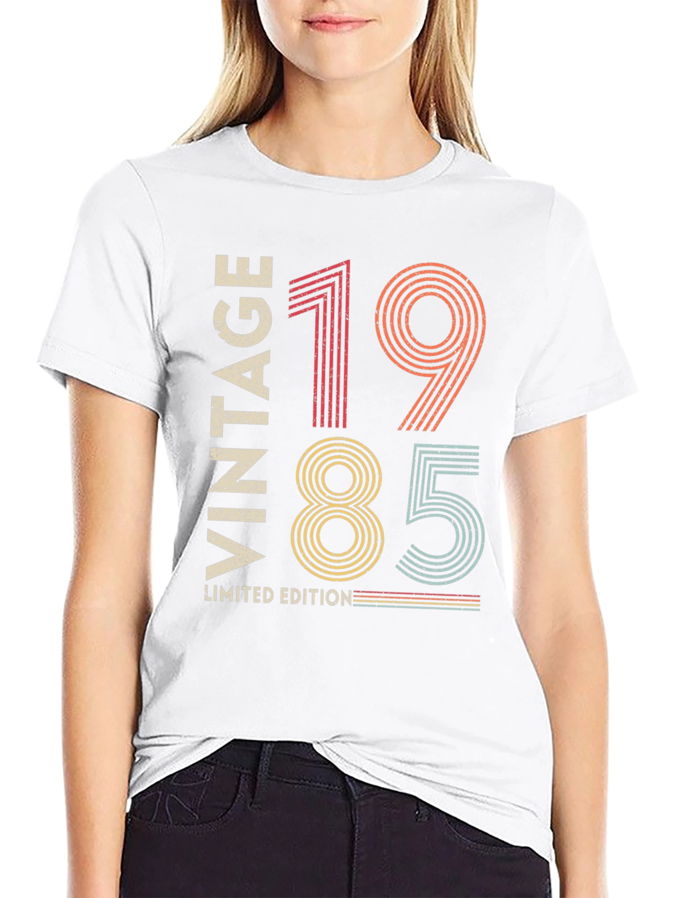 Black Vintage 1985 Limited Edition T-Shirt view 9