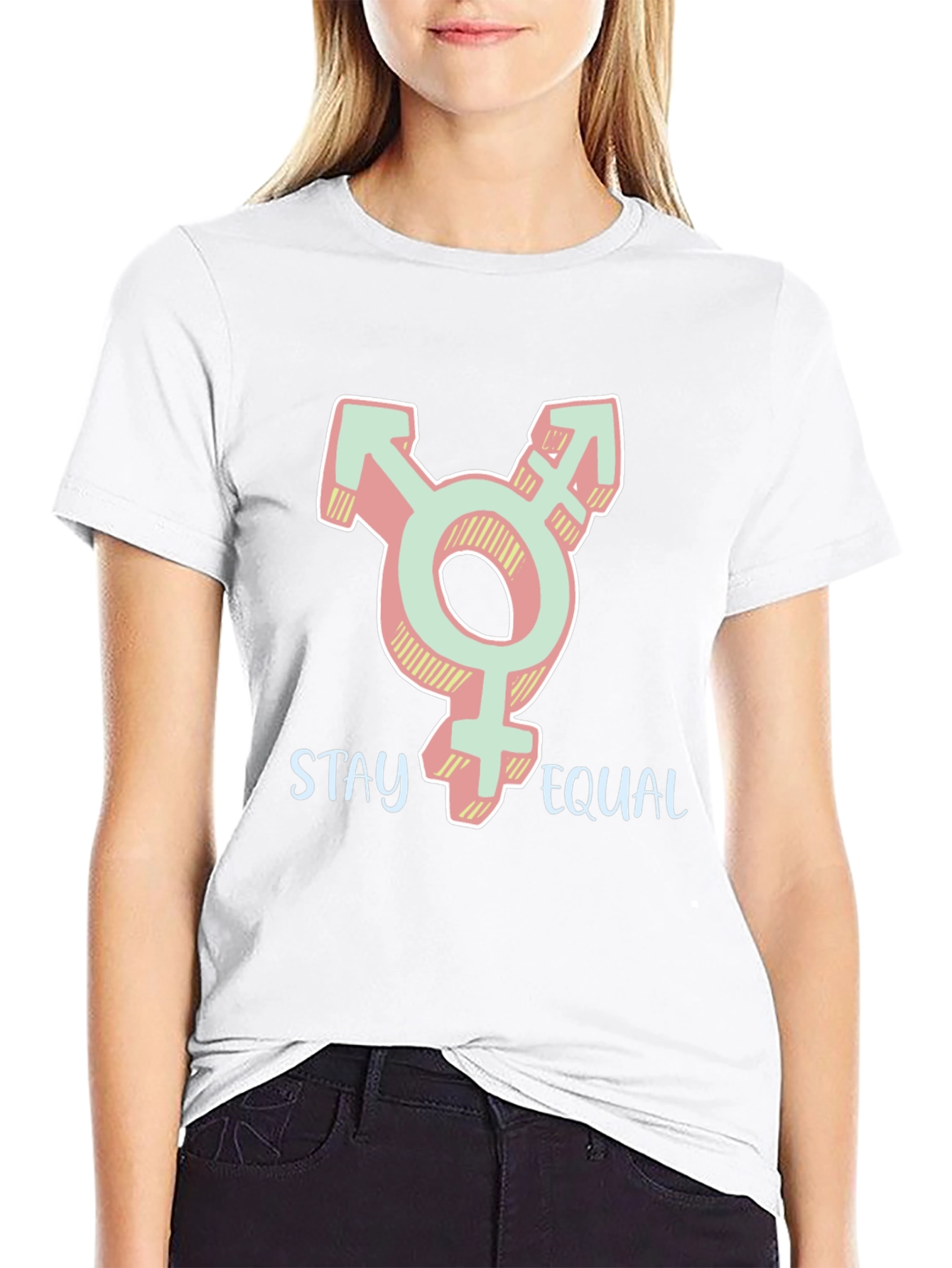 Stay Equal Tee - Transgender Pride Shirt - 9