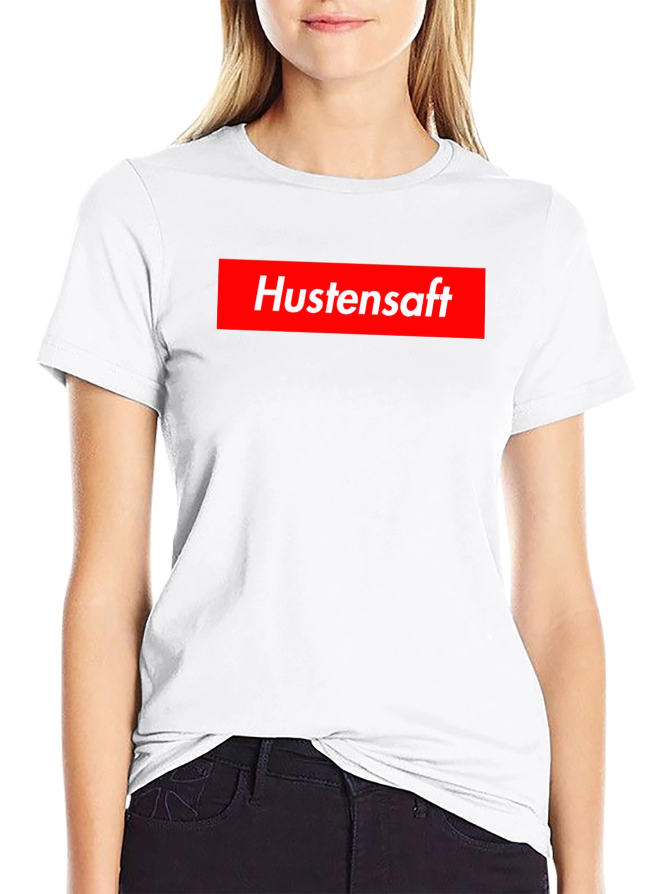 Black Hustensaft Black T-Shirt - Novelty Graphic Tee view 9