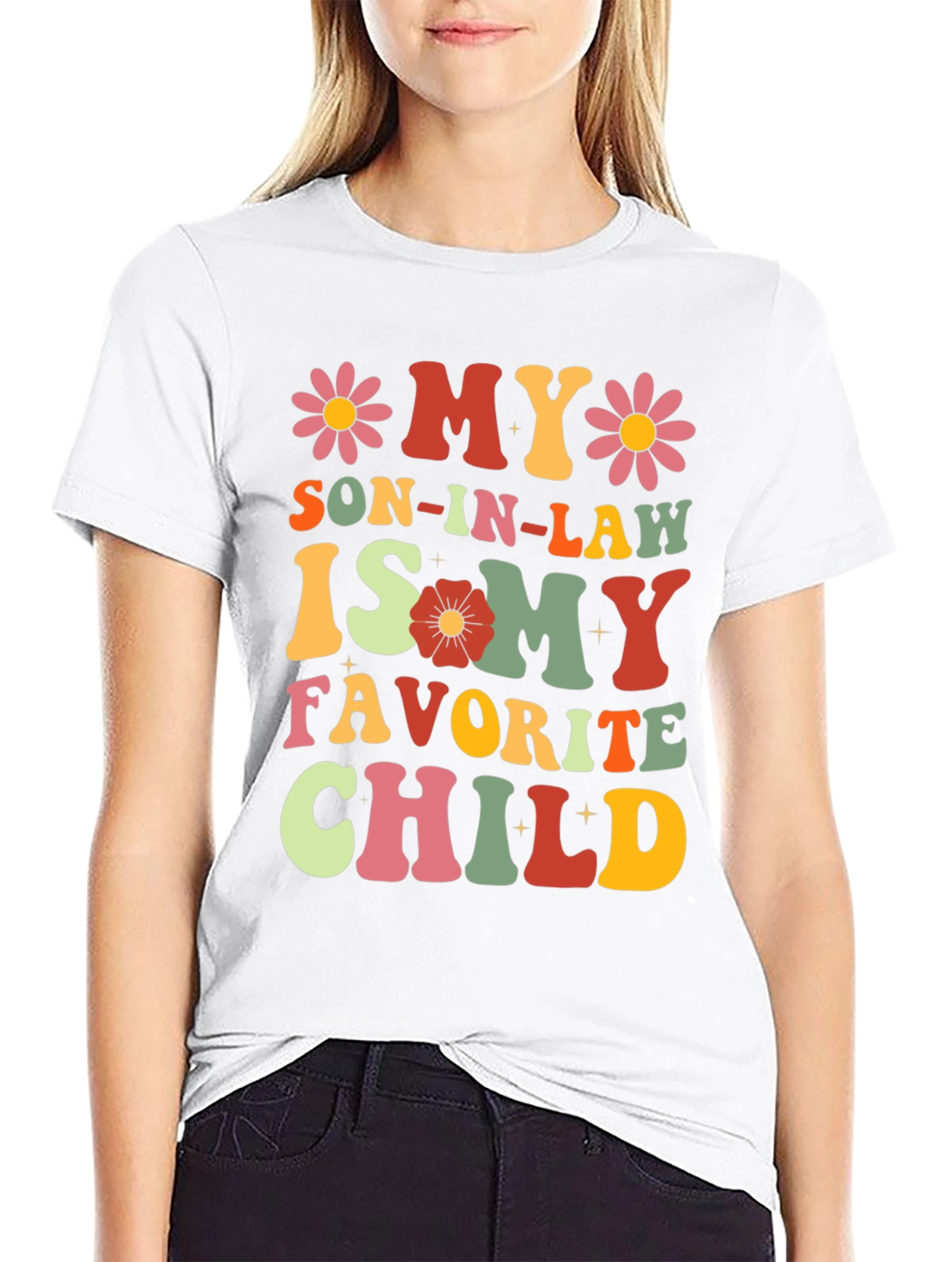 Black My Son-In-Law Favorite Child Graphic Tee view 9