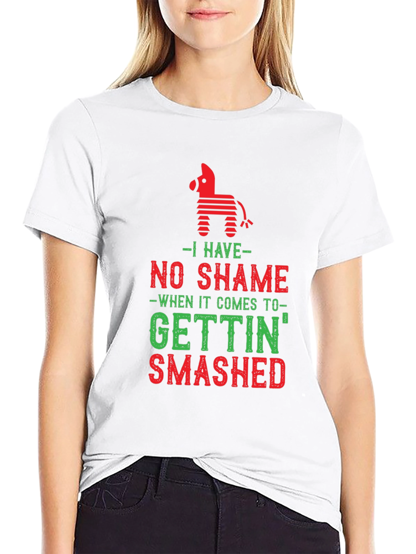 Black No Shame Piñata Graphic Tee - Party Time! view 9