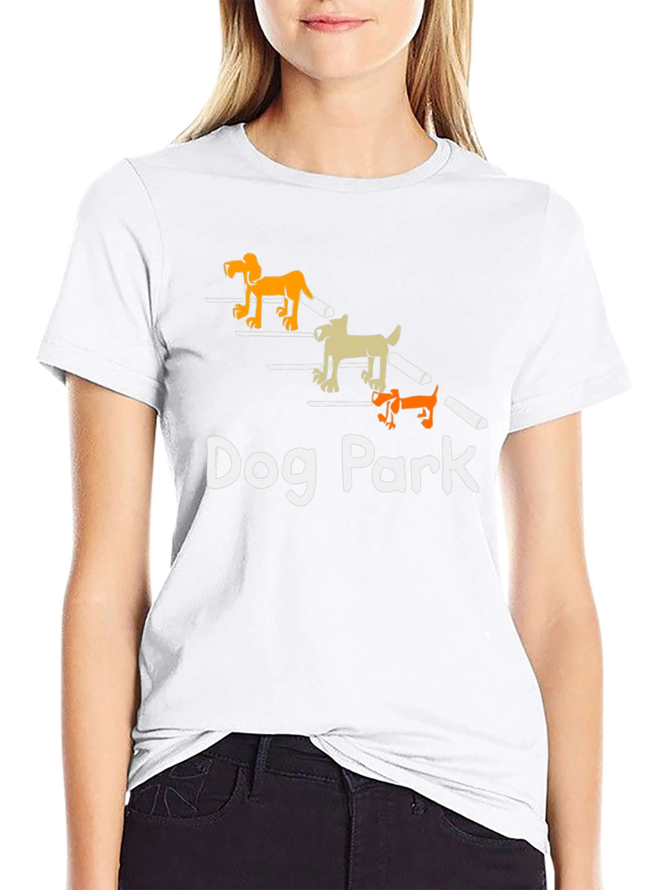 Black Dog Park T-Shirt Funny Dog Lover Tee view 9