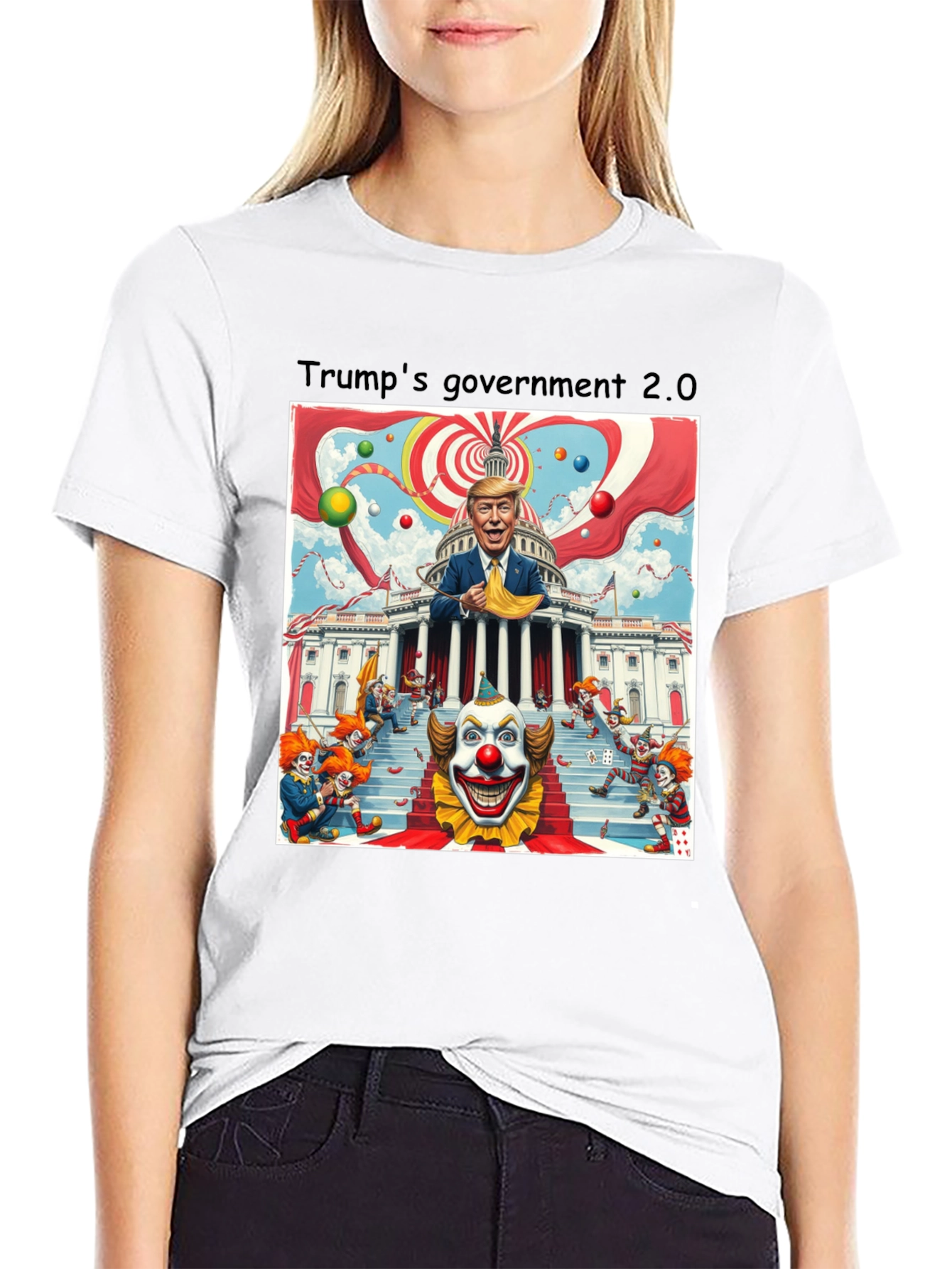 Black Trump's Government 2.0 T-Shirt view 9