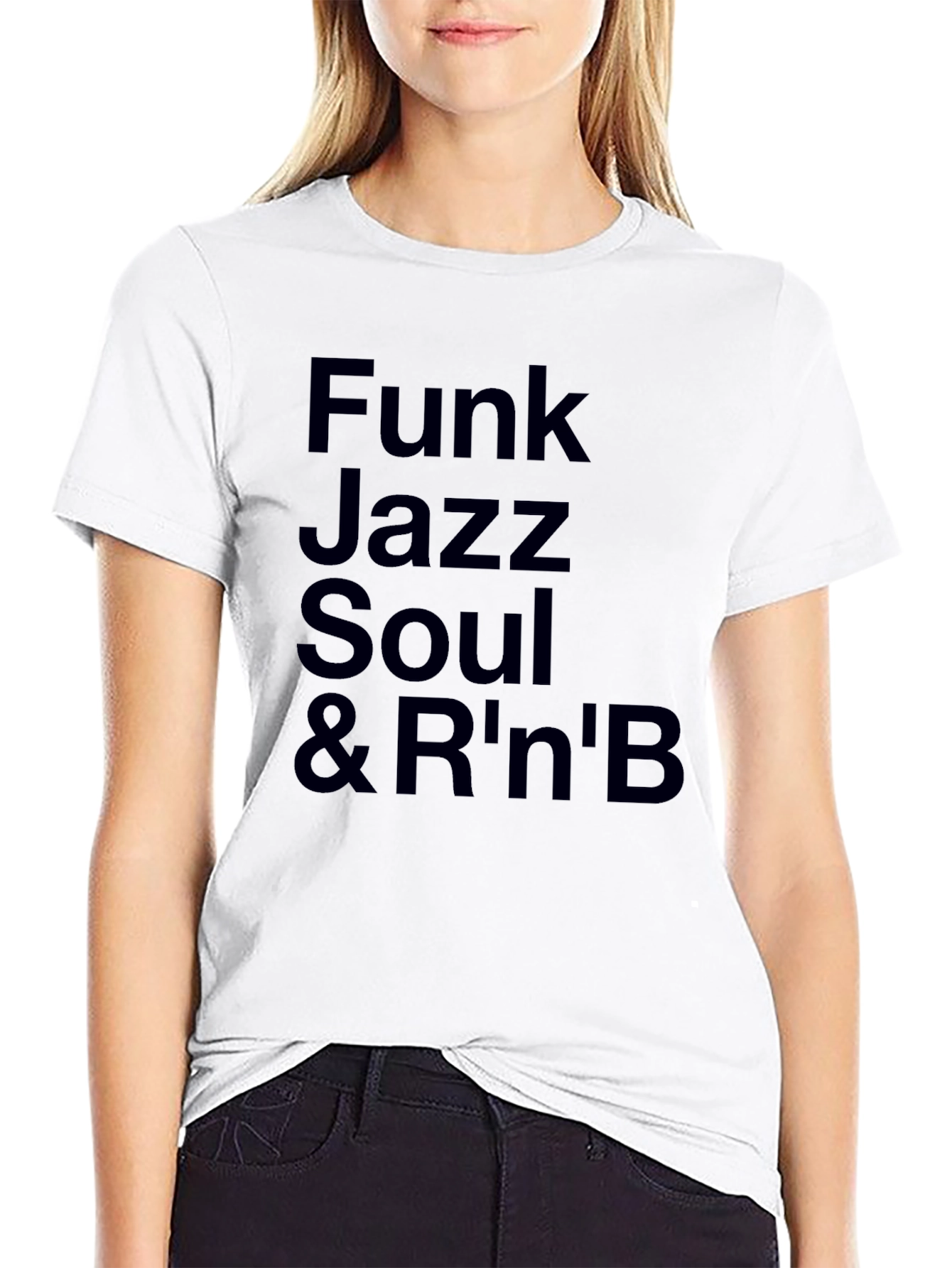 Black Funk Jazz Soul & R'n'B Black Graphic Tee view 9