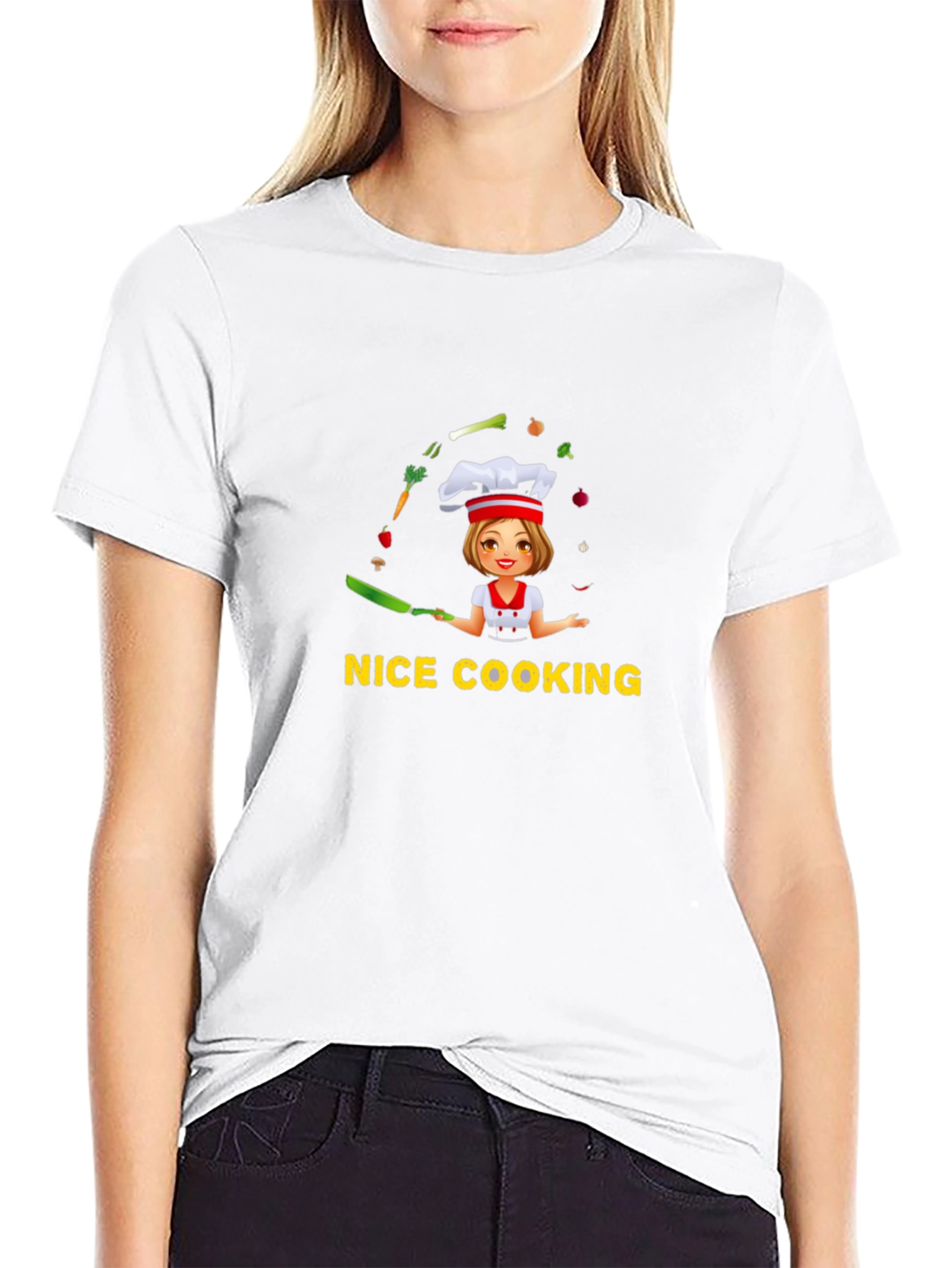 Black Funny Cooking T-Shirt - Chef Design view 9