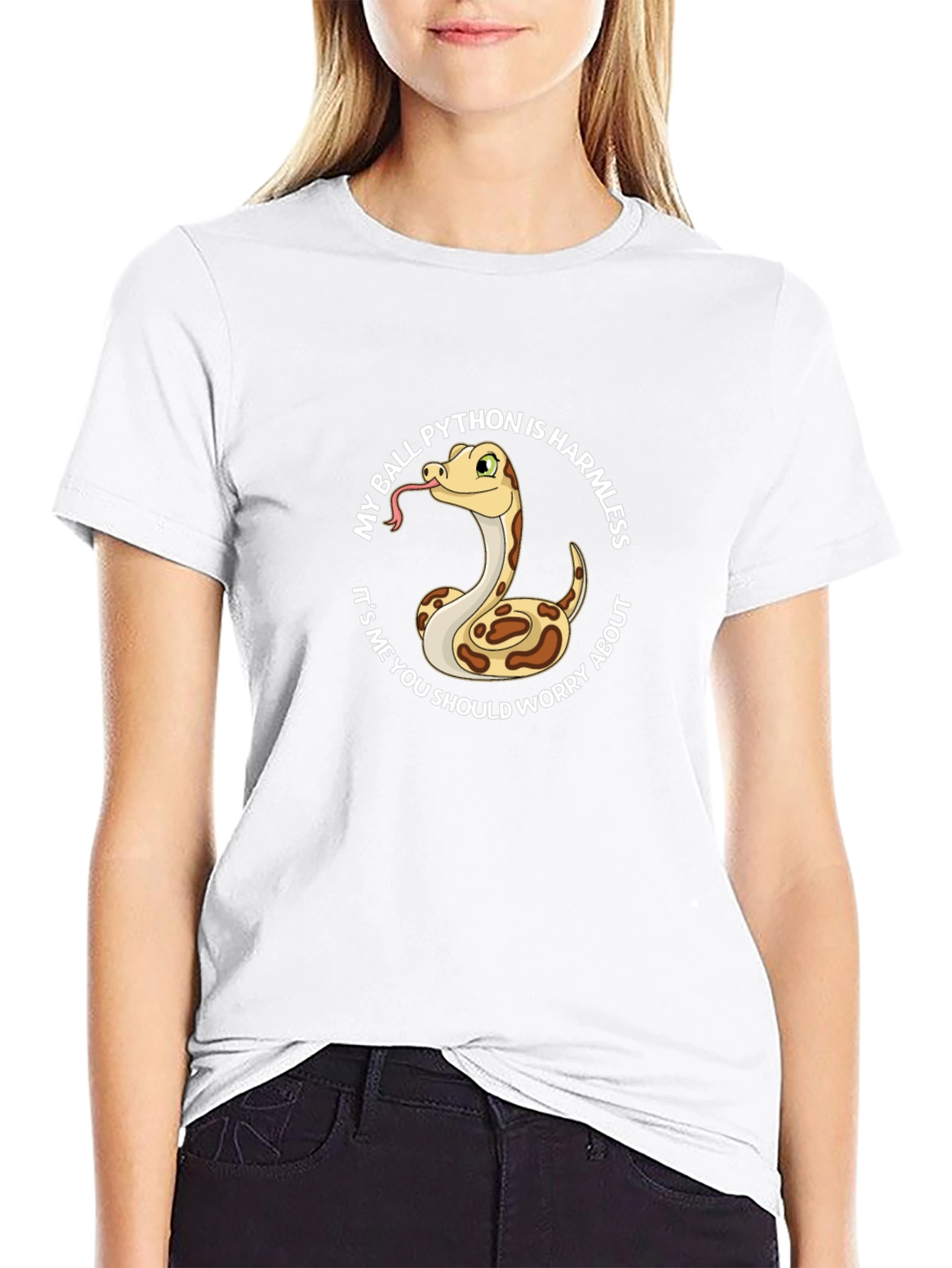 Ball Python Funny Graphic T-Shirt - 9