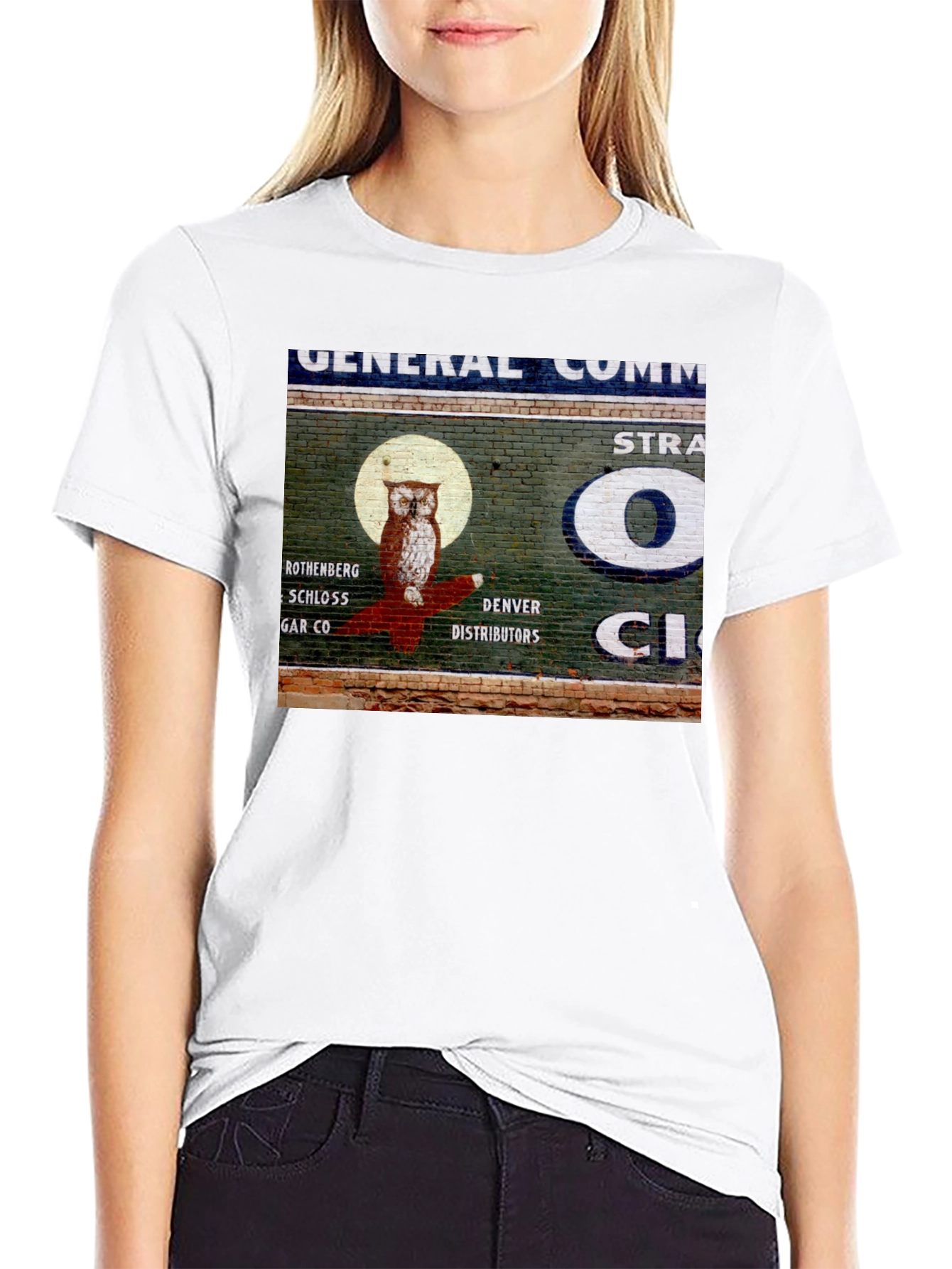 Black Owl Cigar T-Shirt - Vintage Retro Cool Tee view 9