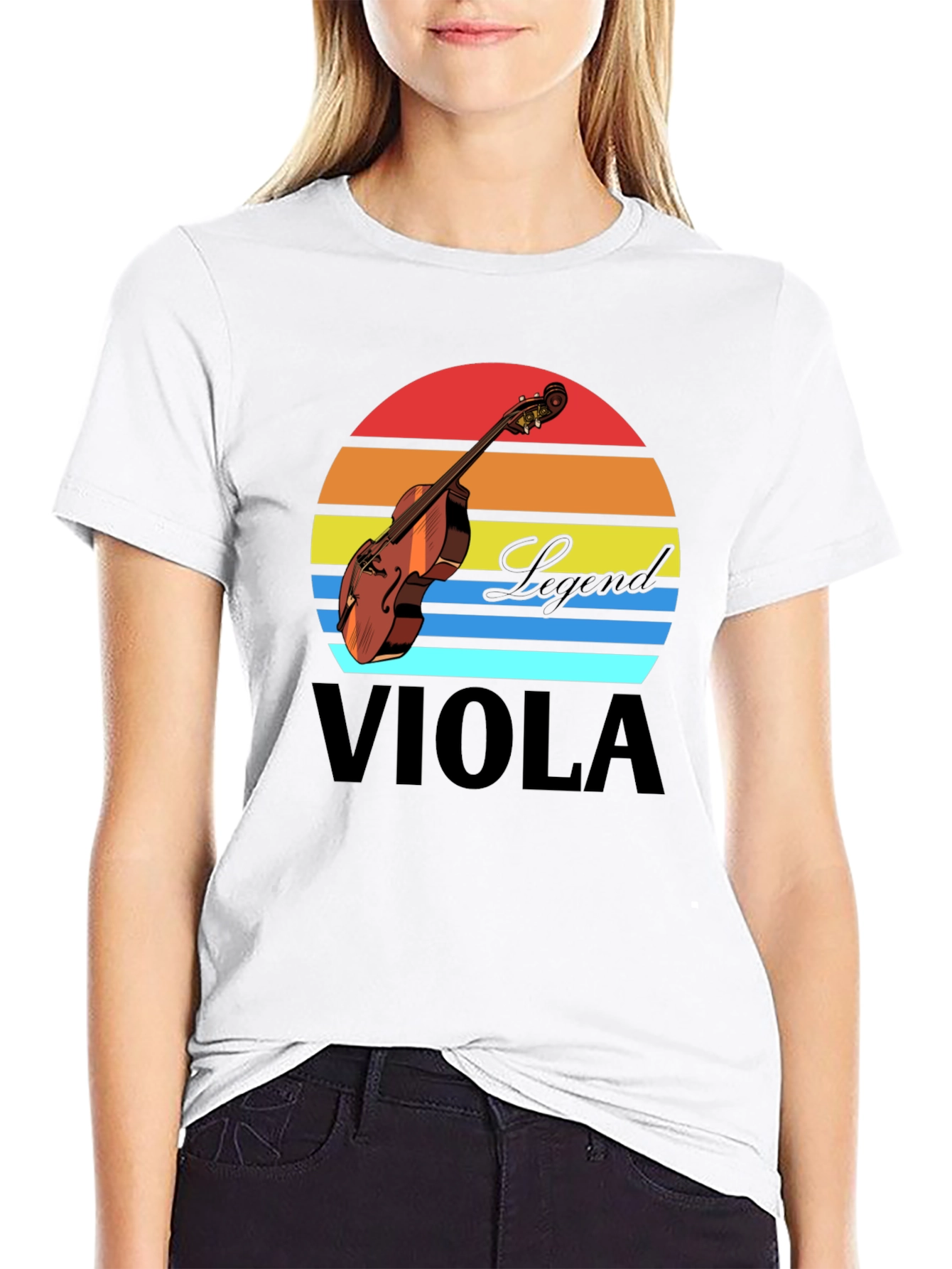 Black Viola Legend Graphic T-Shirt  view 9