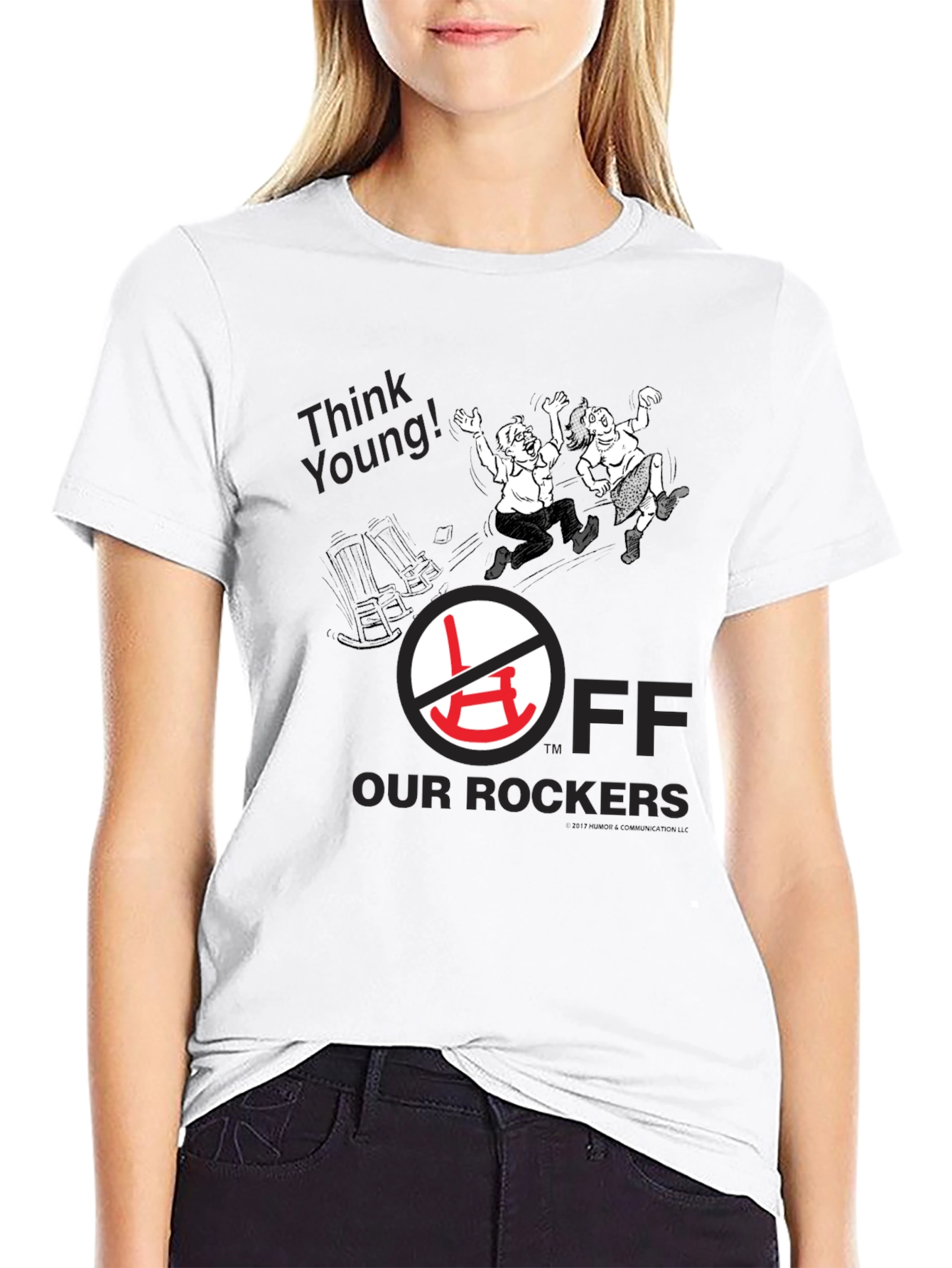 Black Rebel Spirit Tee: "Off Our Rockers" Black T-Shirt view 9