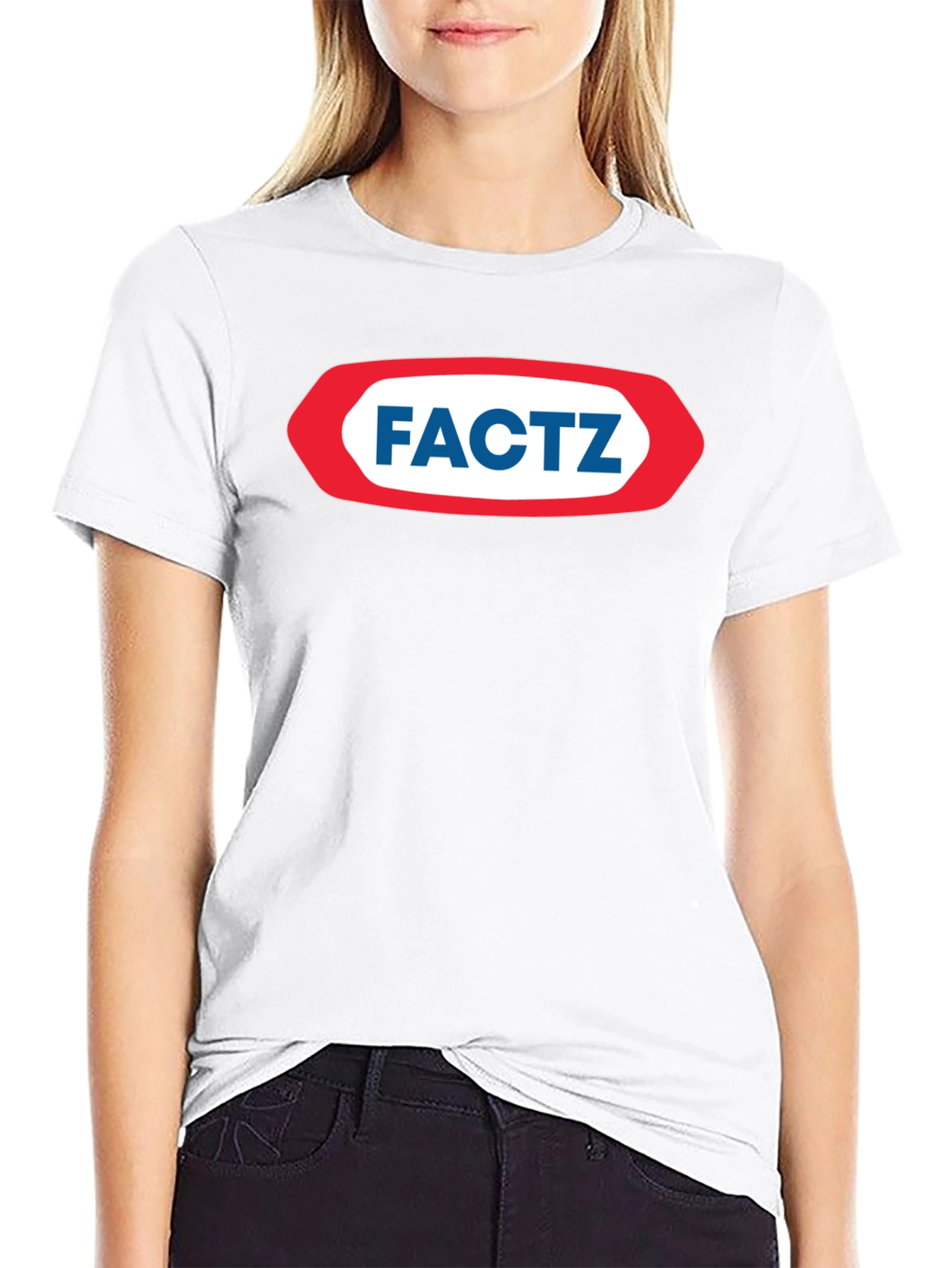 Black FACTZ Graphic T-Shirt - Bold Statement Tee view 9