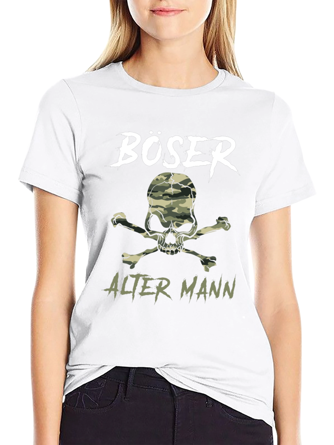 Black Böser Alter Mann T-Shirt view 9