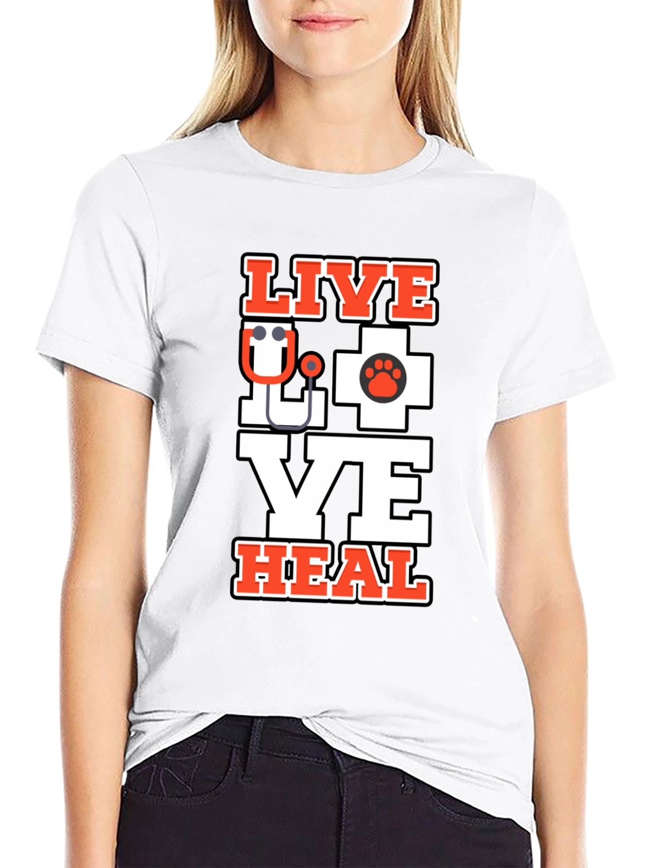 Live Love Heal Vet T-Shirt - 9