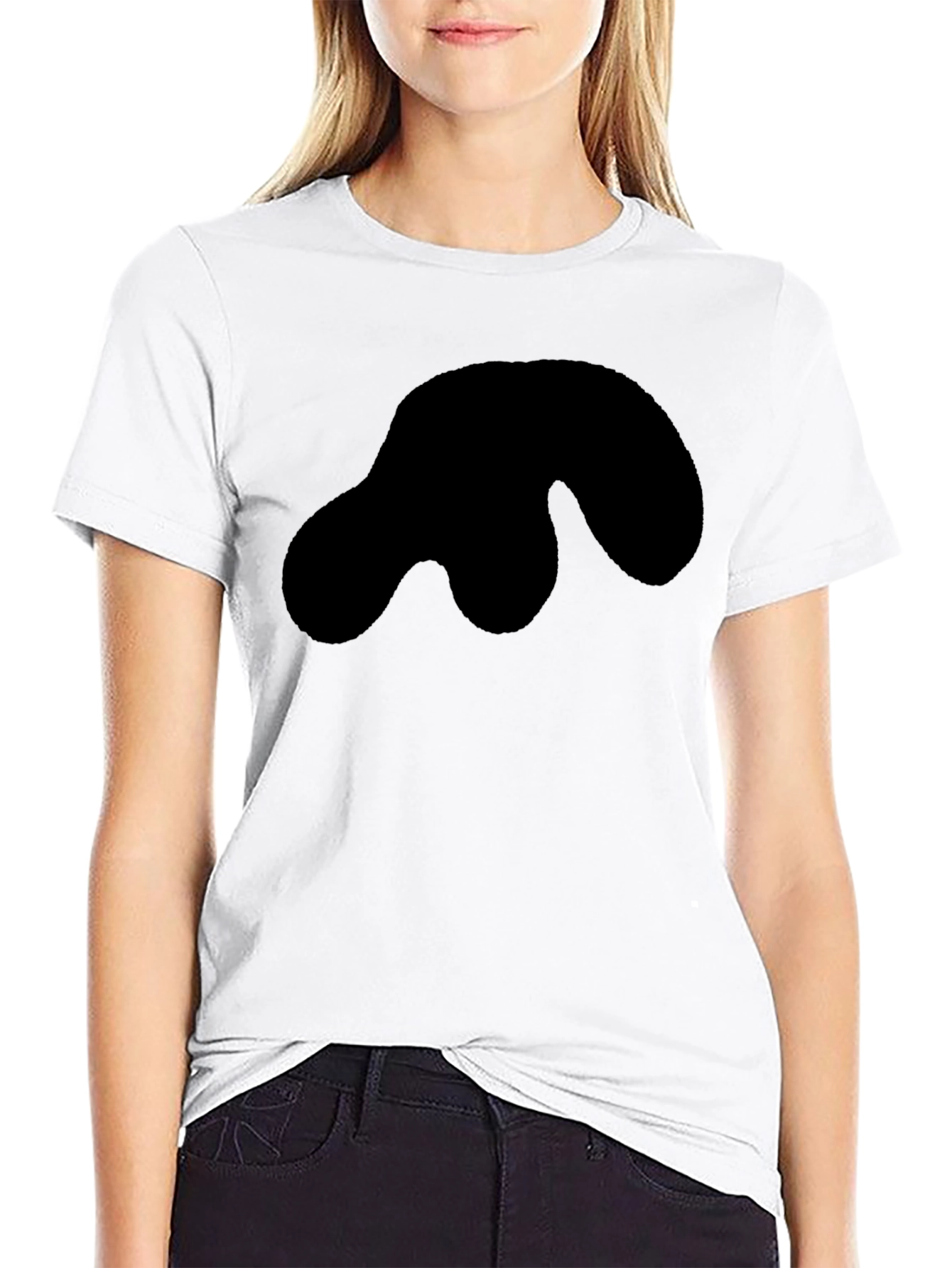 Black Bold Graphic Black T-Shirt for Men view 9