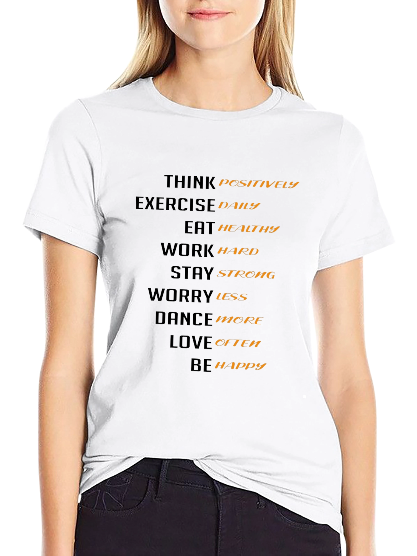Black Inspirational Quote T-Shirt view 9