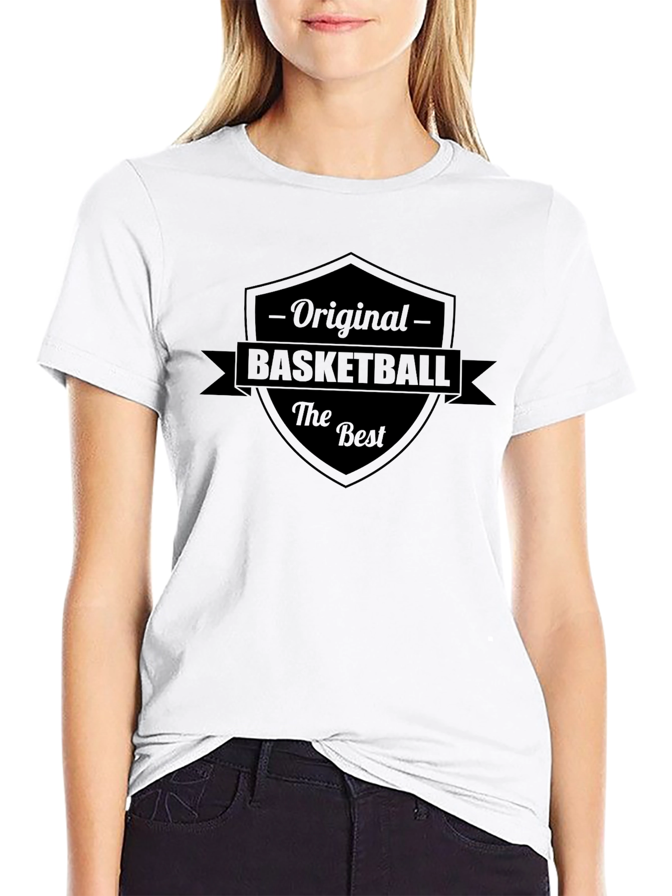 Black Original Basketball T-Shirt view 9