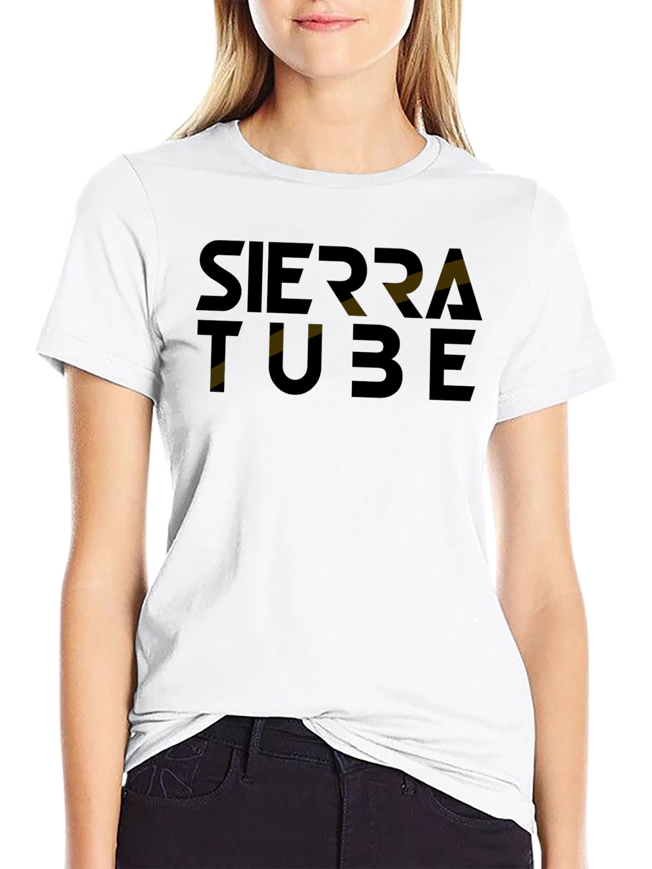 Black Sierra Tube Black Graphic Tee view 9