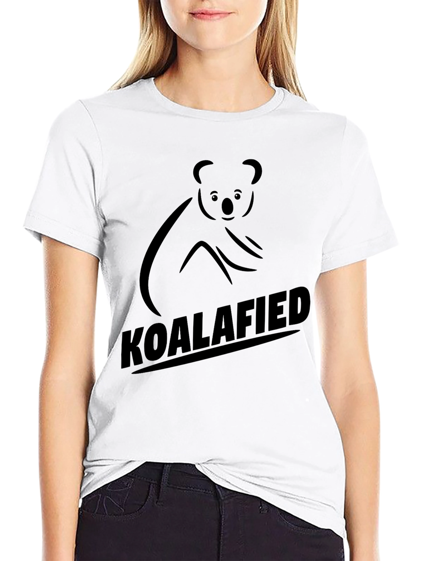 Black Koalafied Graphic Tee - Black view 9