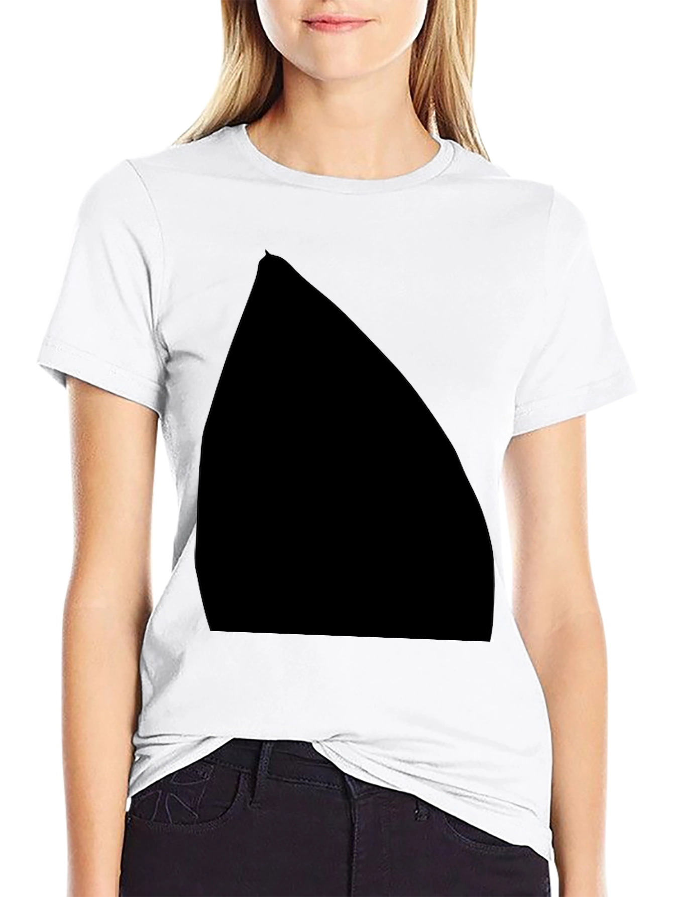 Black Classic Black Crew Neck T-Shirt view 9