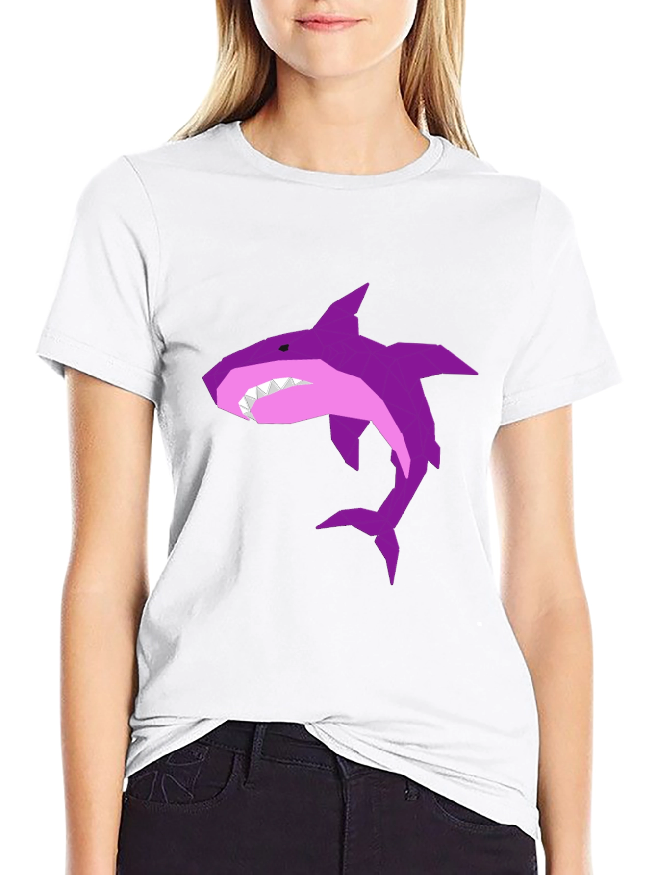 Black Shark Graphic Tee - Bold & Unique Style view 9