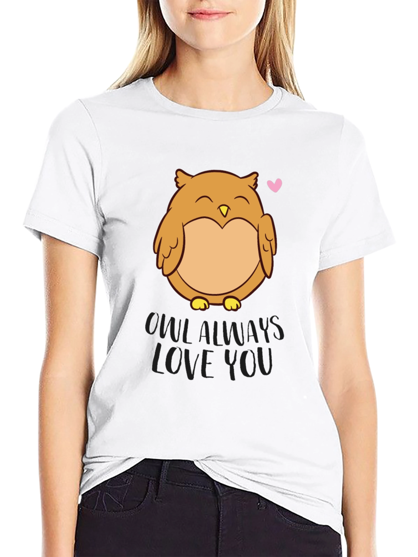 Black Owl Always Love You Black T-Shirt view 9