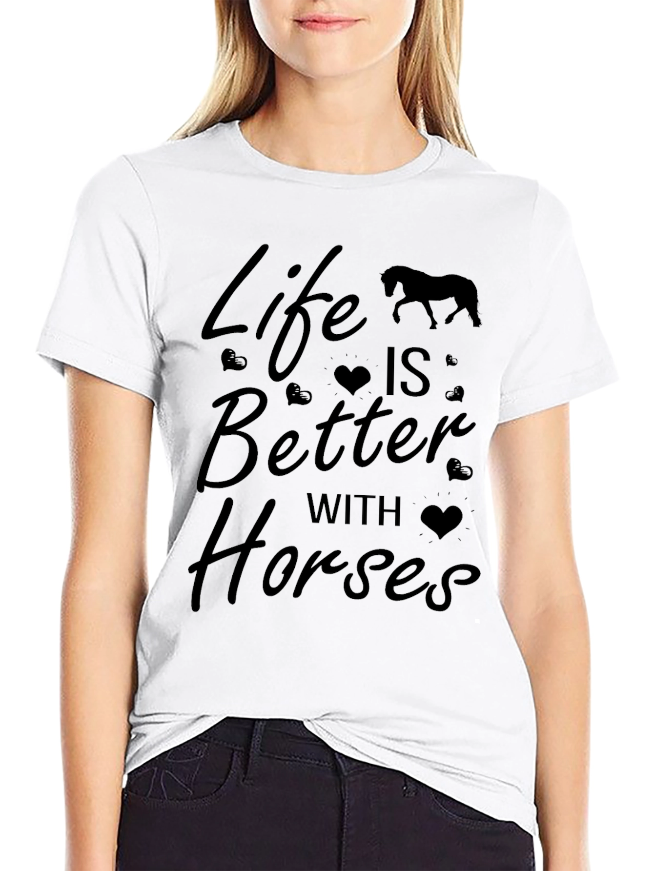 Life is Better with Horses T-Shirt - 9