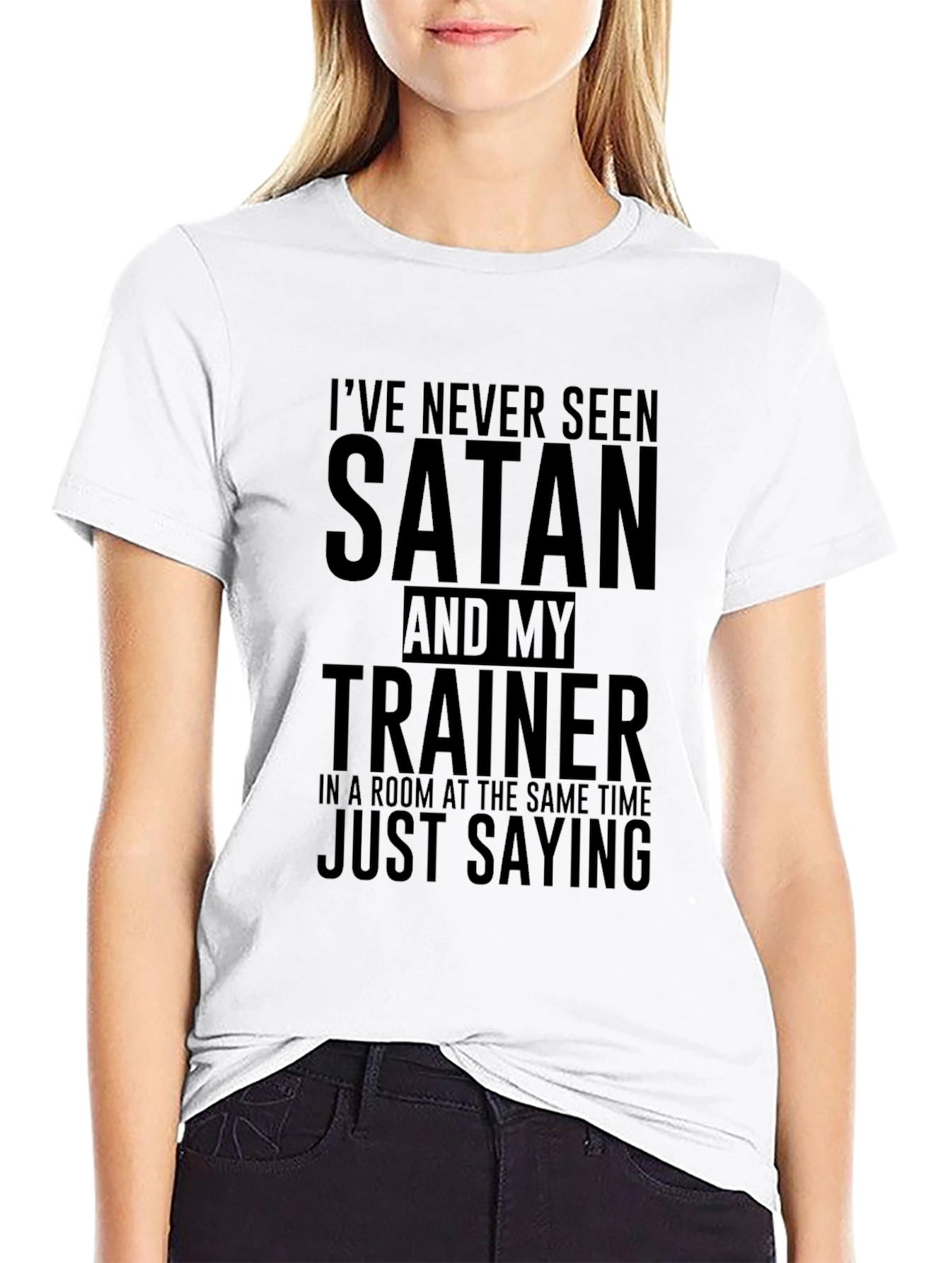 Black Satan and My Trainer T-Shirt view 9