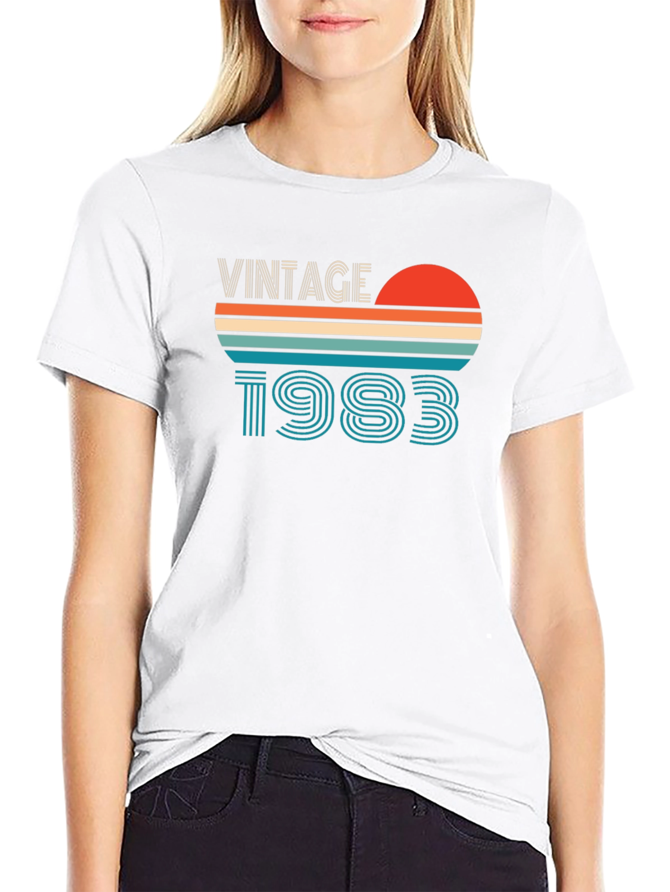 Black Vintage 1983 Graphic T-Shirt view 9