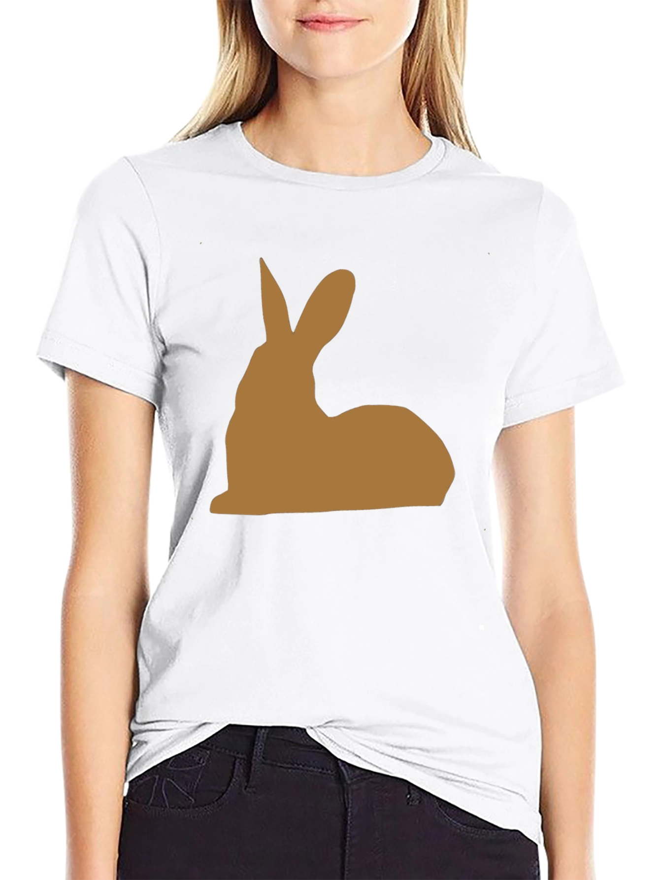 Black Rabbit Graphic Tee - Stylish Men's Black T-Shirt view 9
