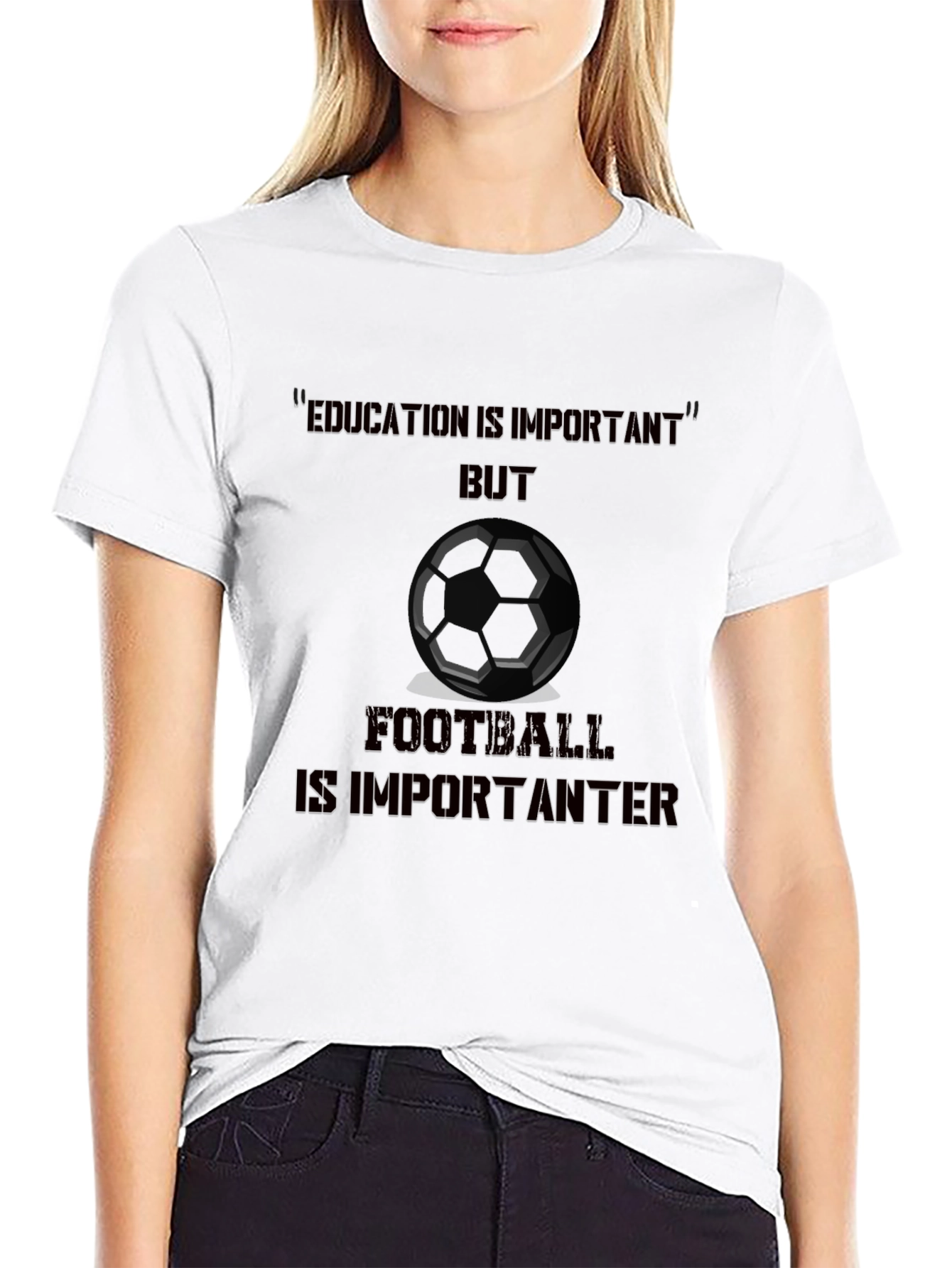 Funny Football Themed T-Shirt - 9