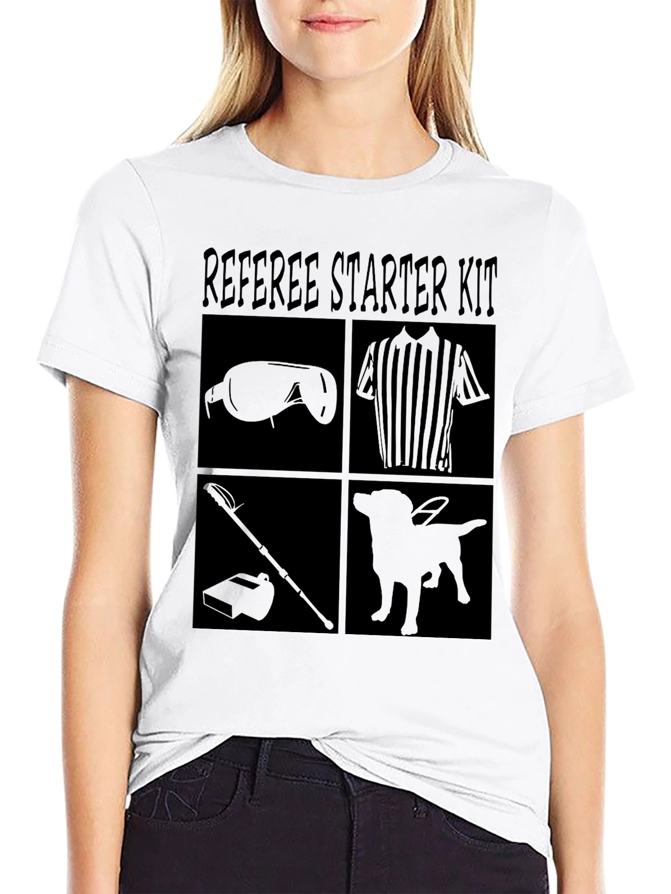 Black Referee Starter Kit Black T-Shirt view 9