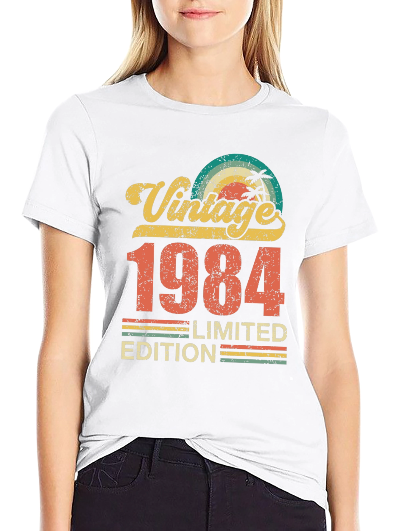 Black Vintage 1984 Limited Edition Graphic T-Shirt view 9